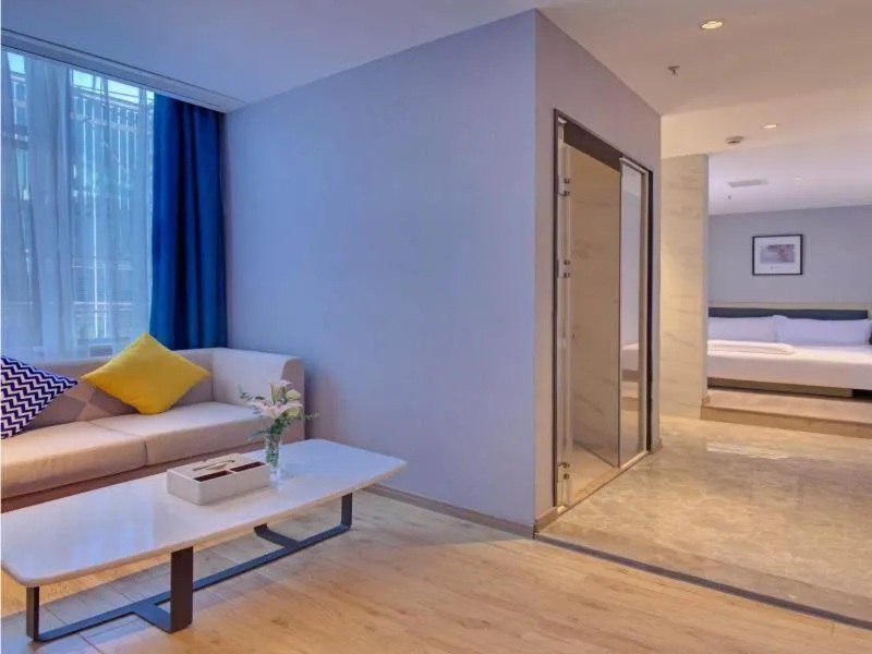 Bed in Kyriad Hotel Pingxiang Wanlong Bay Branch