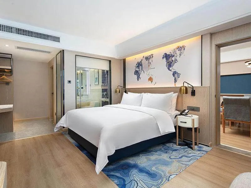 Bed in Kyriad Marvelous Hotel Changde Pedestrian Street