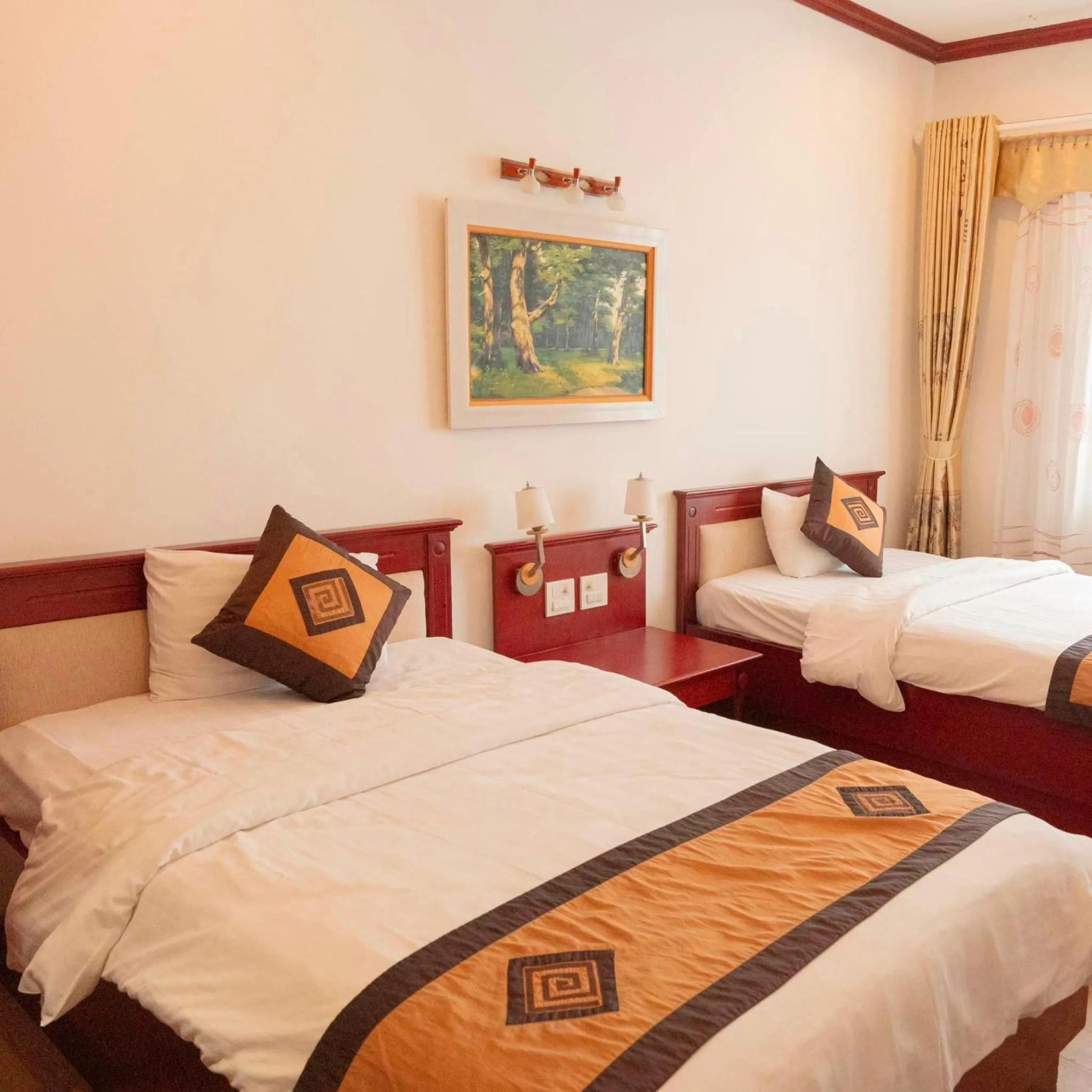 Bedroom, Bed in Hòa Nam Hotel