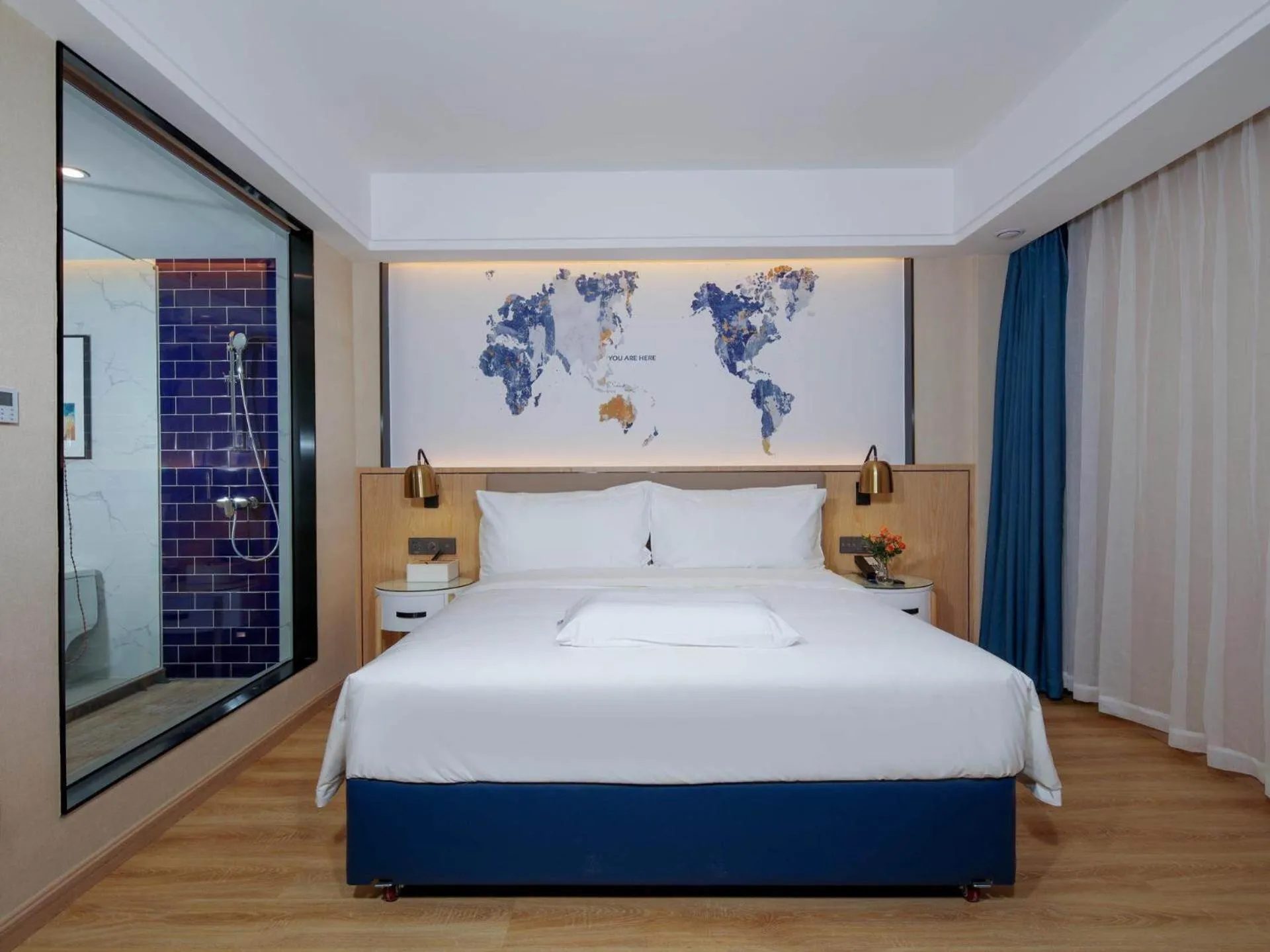 Bed in Kyriad Marvelous Hotel Zhongshan West District