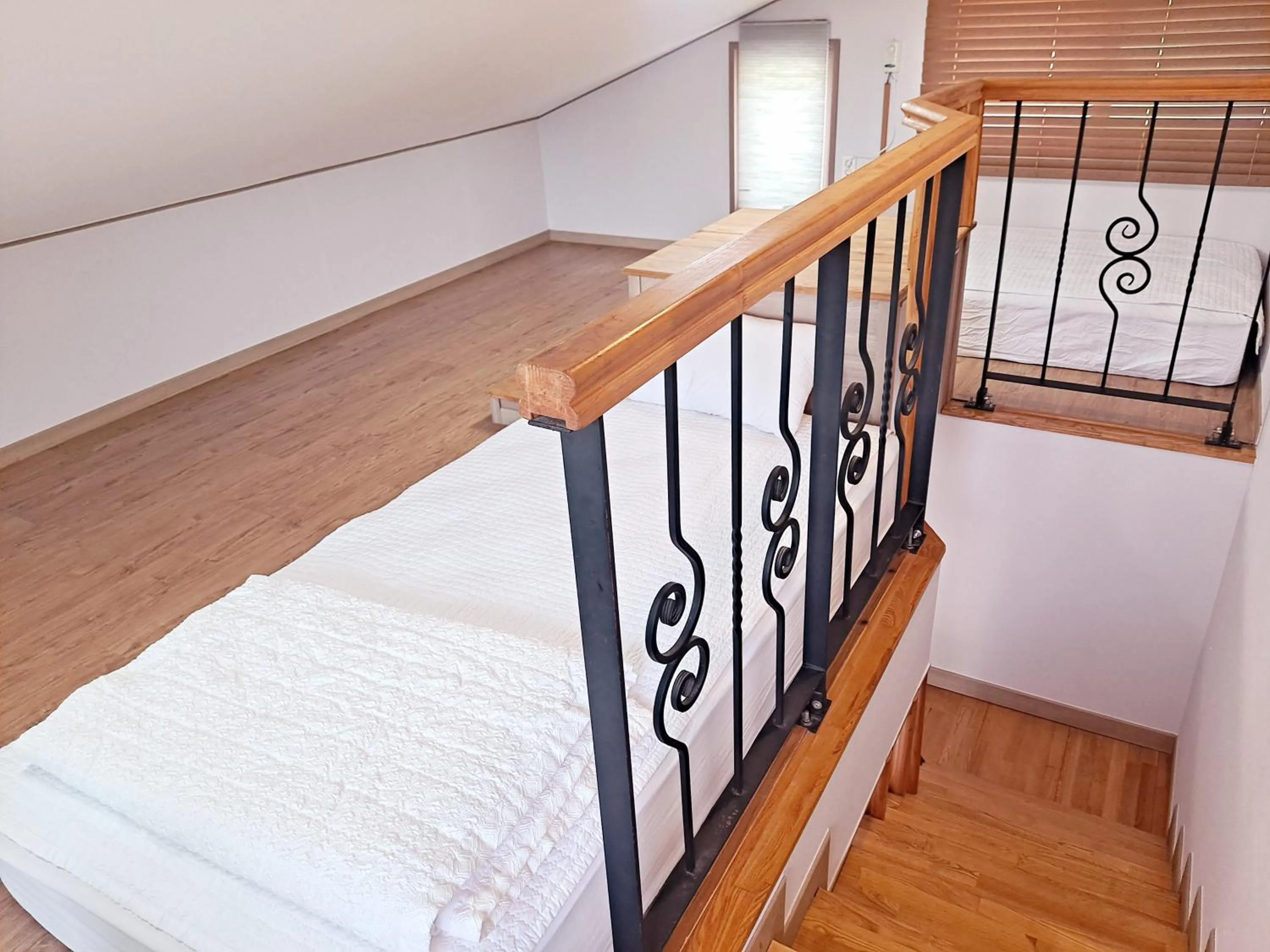 Bed in Jeju Gillime Pension