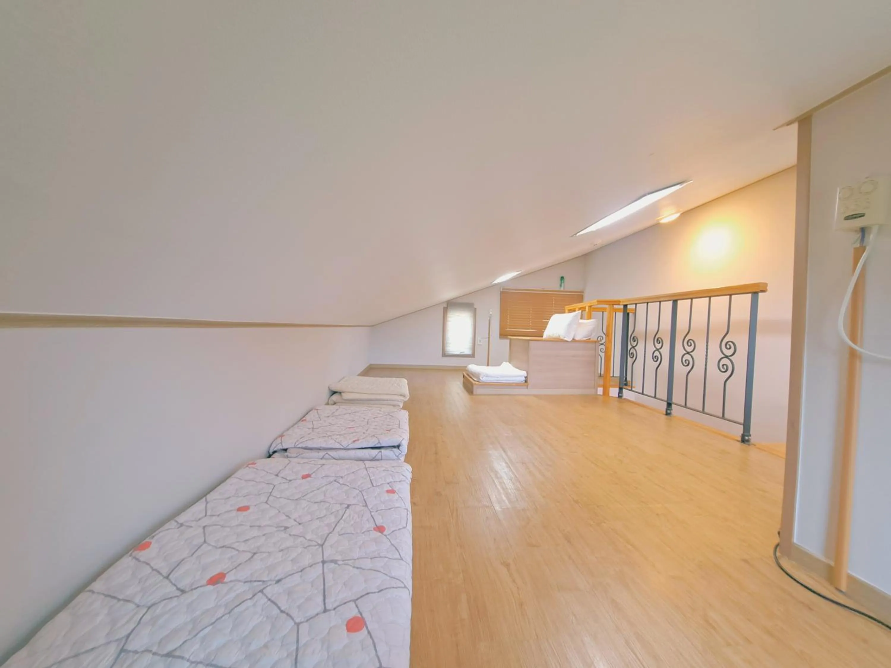 Bed in Jeju Gillime Pension