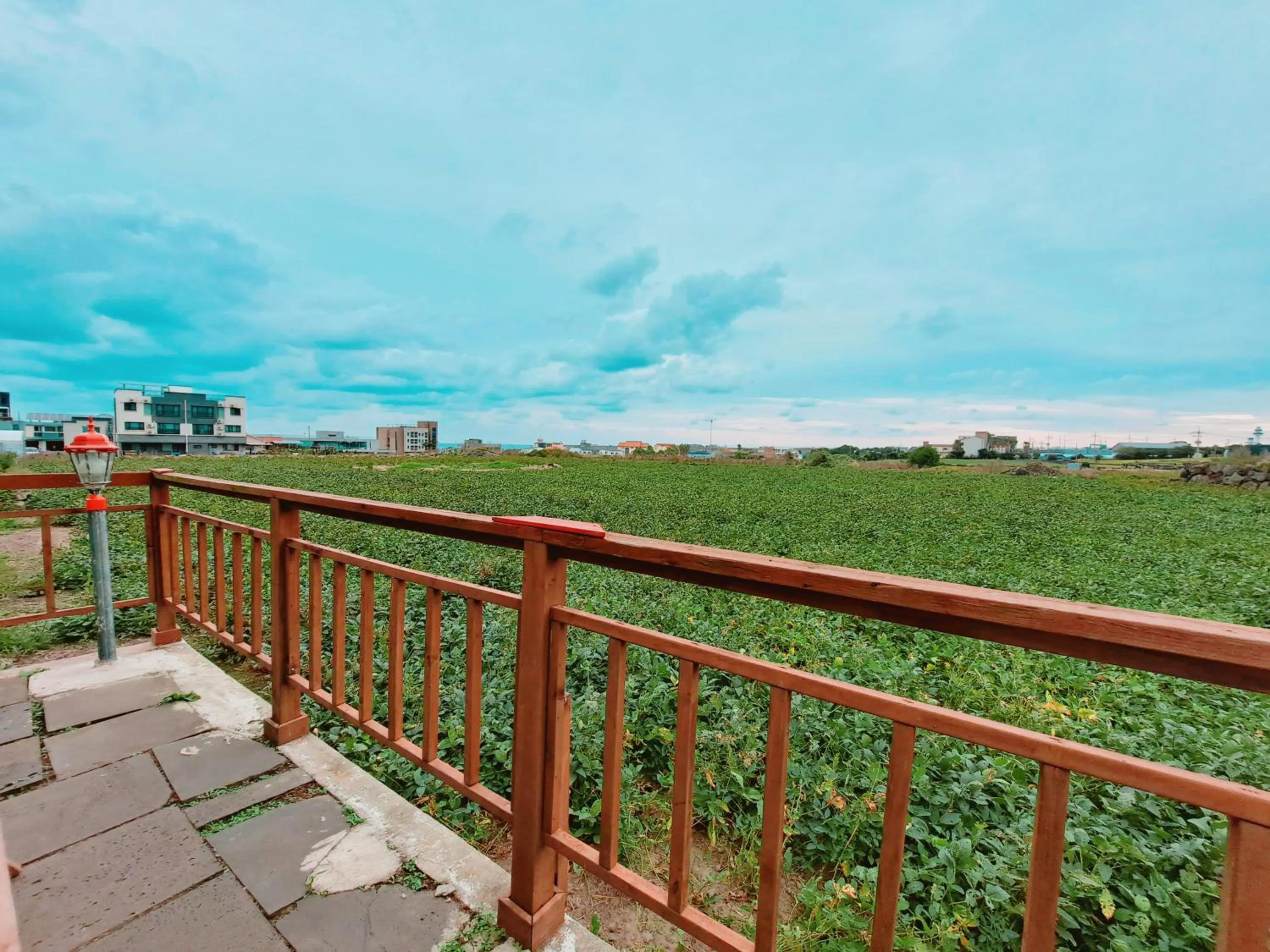 Balcony/Terrace in Jeju Gillime Pension