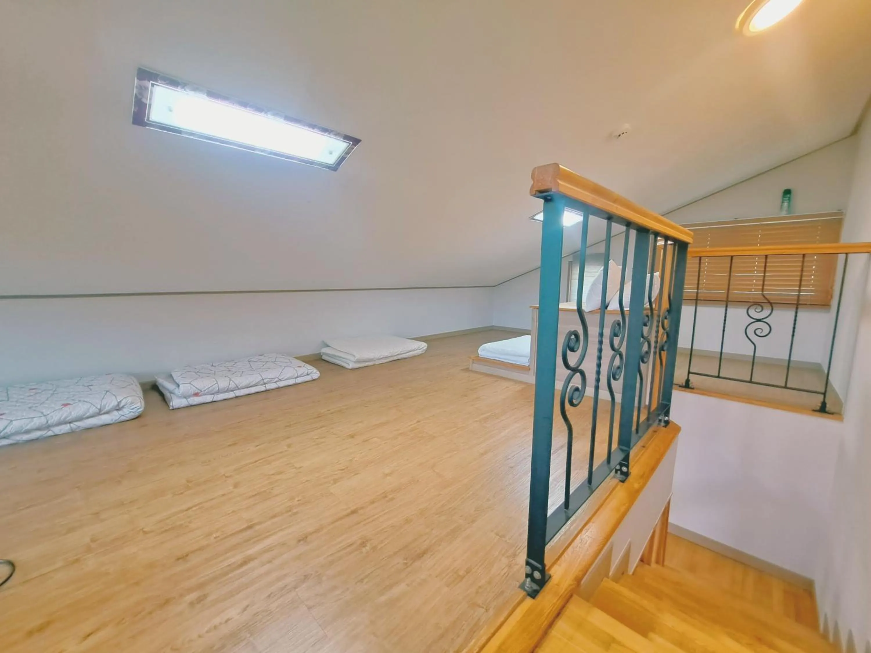 Bed in Jeju Gillime Pension