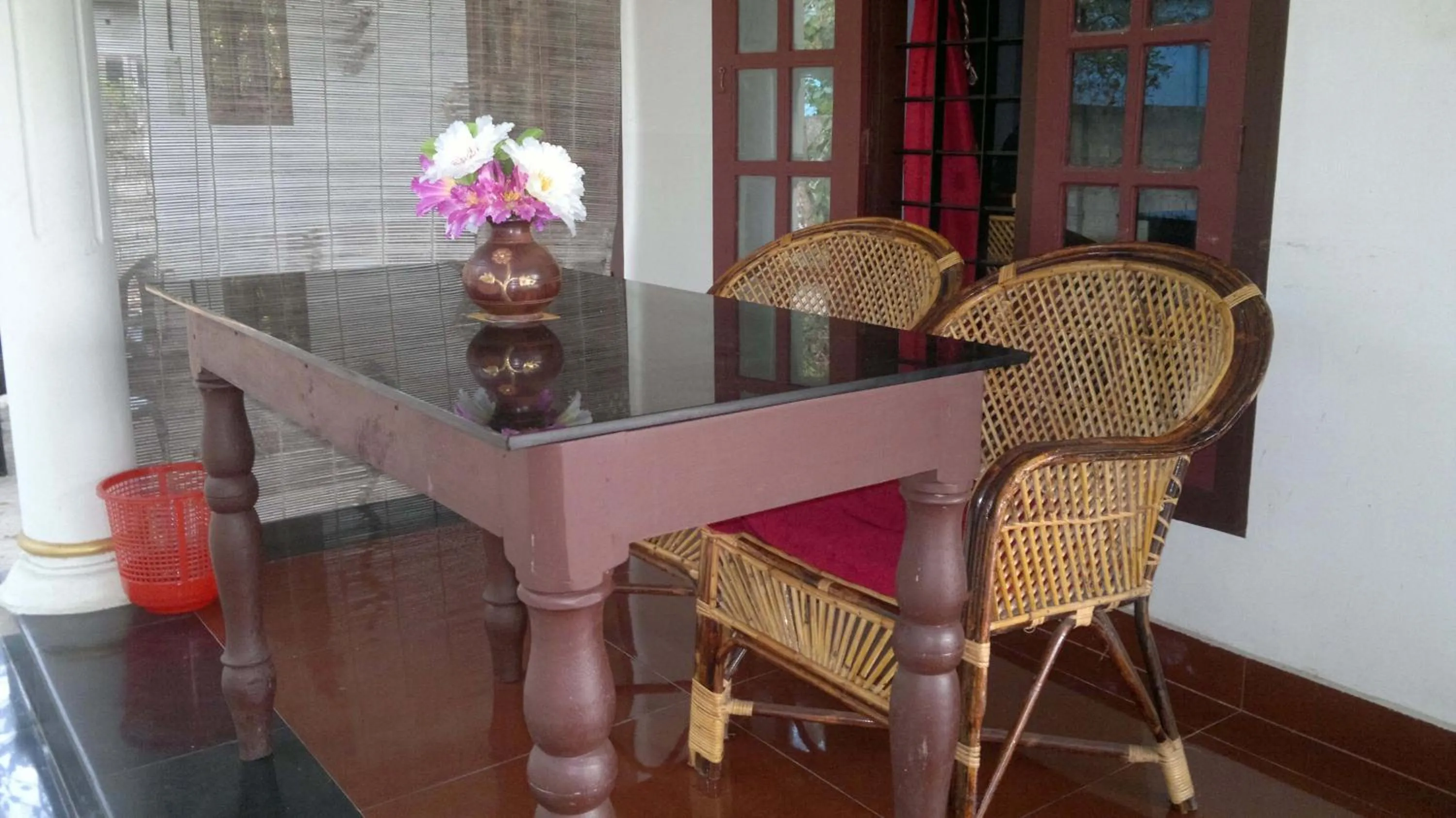 Seating area in Angels' homestay Marari