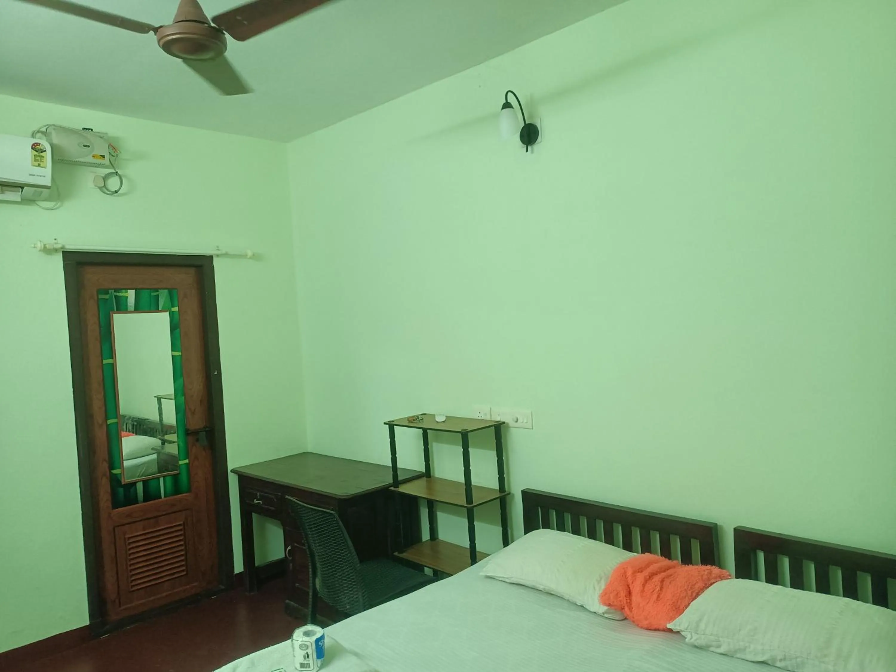 Bed in Angels' homestay Marari