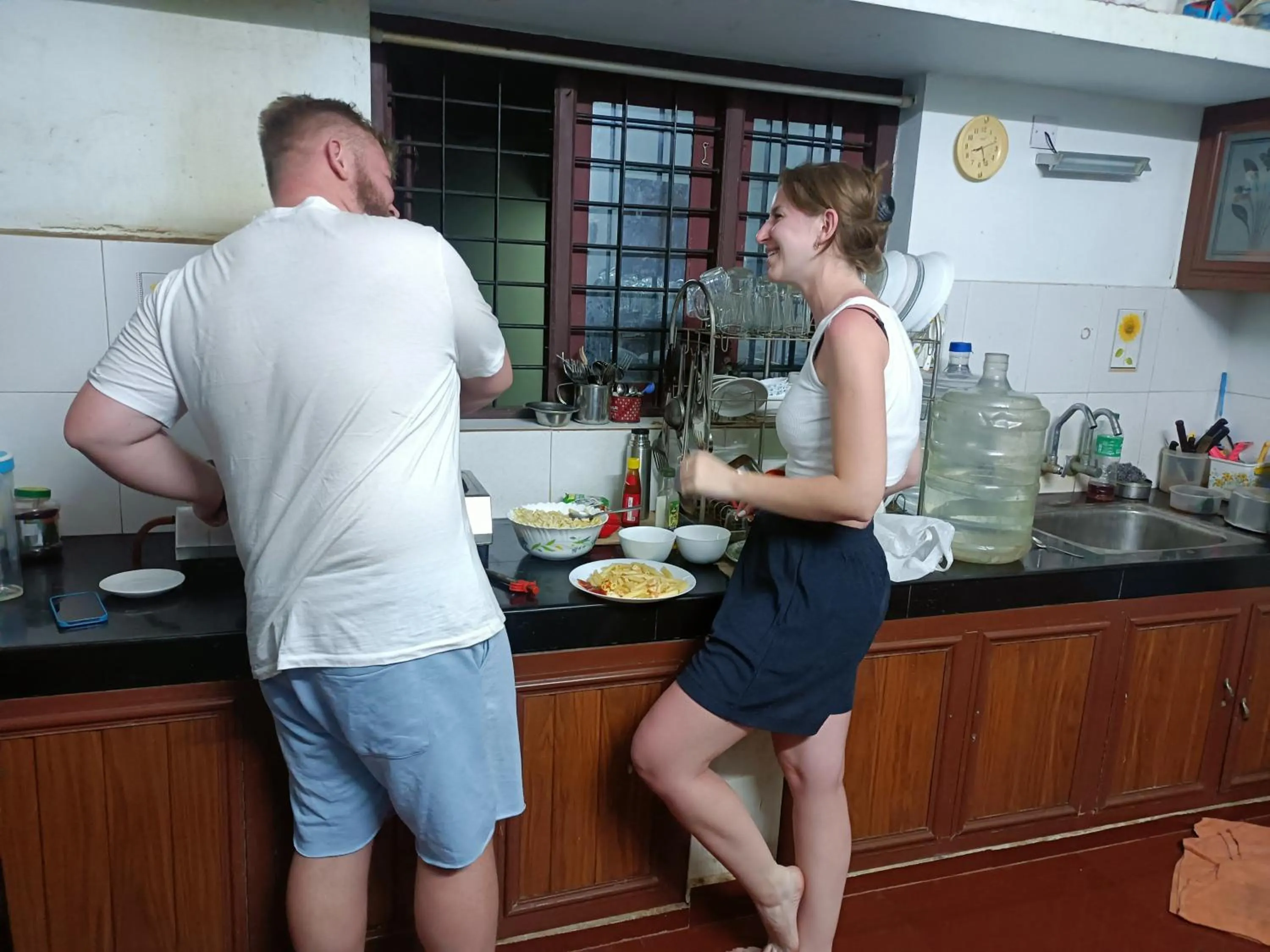 Guests in Angels' homestay Marari