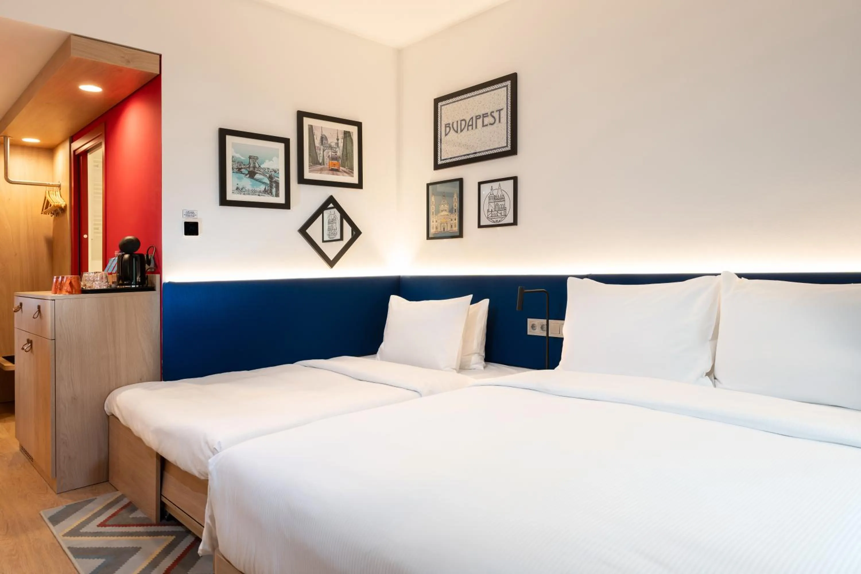 Bed in Hampton By Hilton Budapest City Centre