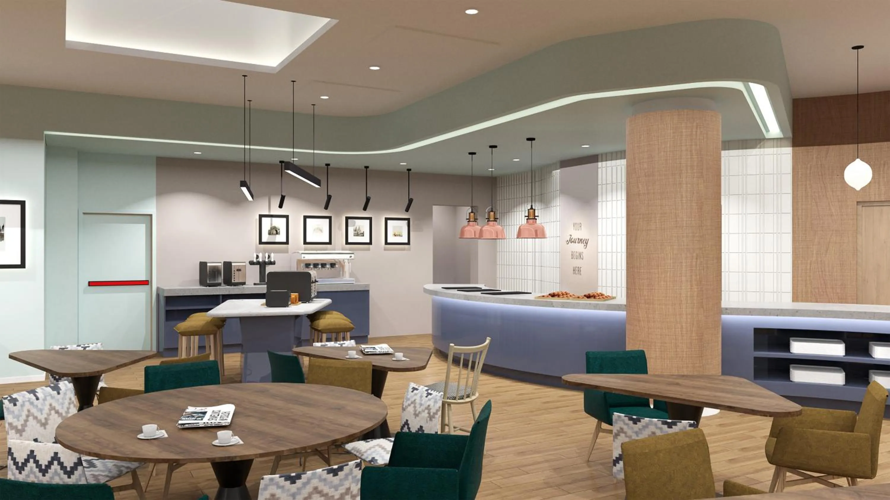 Restaurant/places to eat in Hampton By Hilton Budapest City Centre