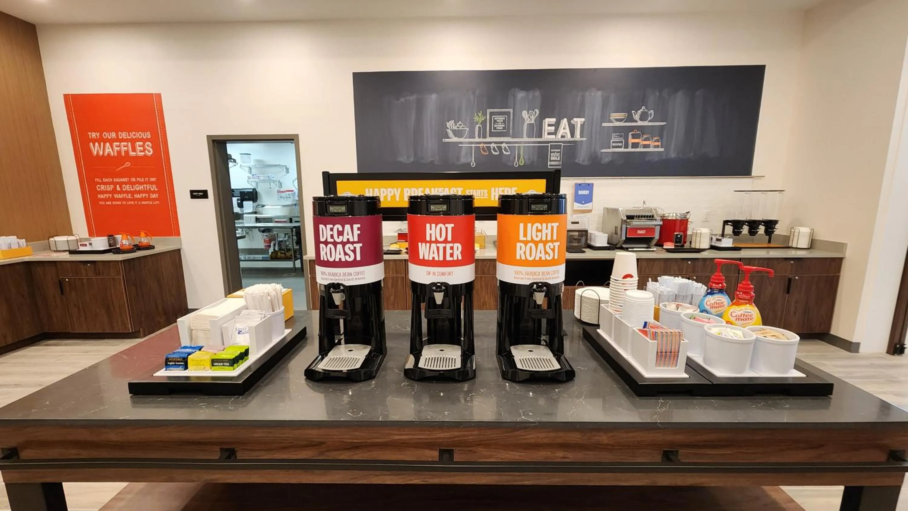 Buffet breakfast in Hampton Inn & Suites Somerset