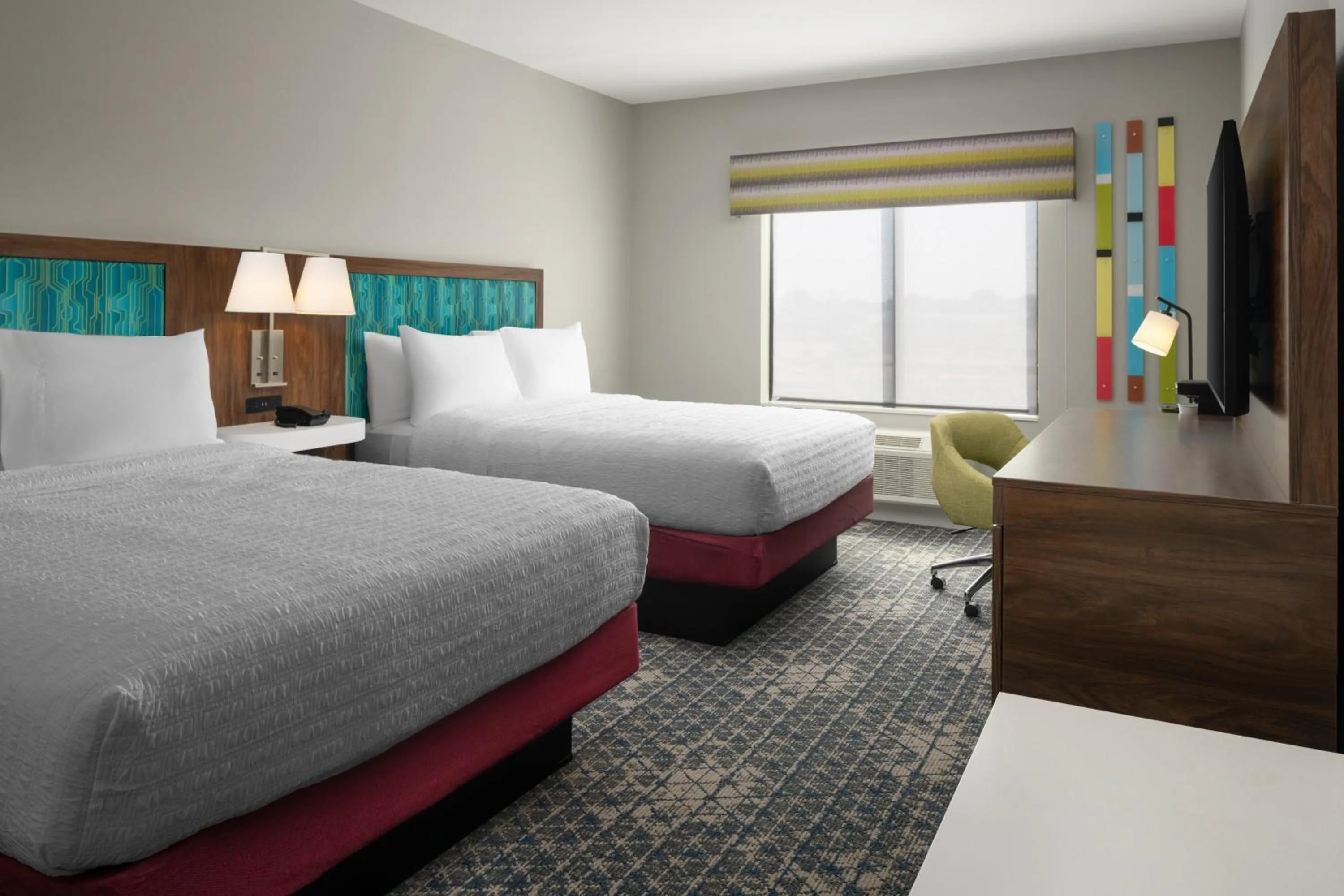 Bed in Hampton Inn & Suites Somerset