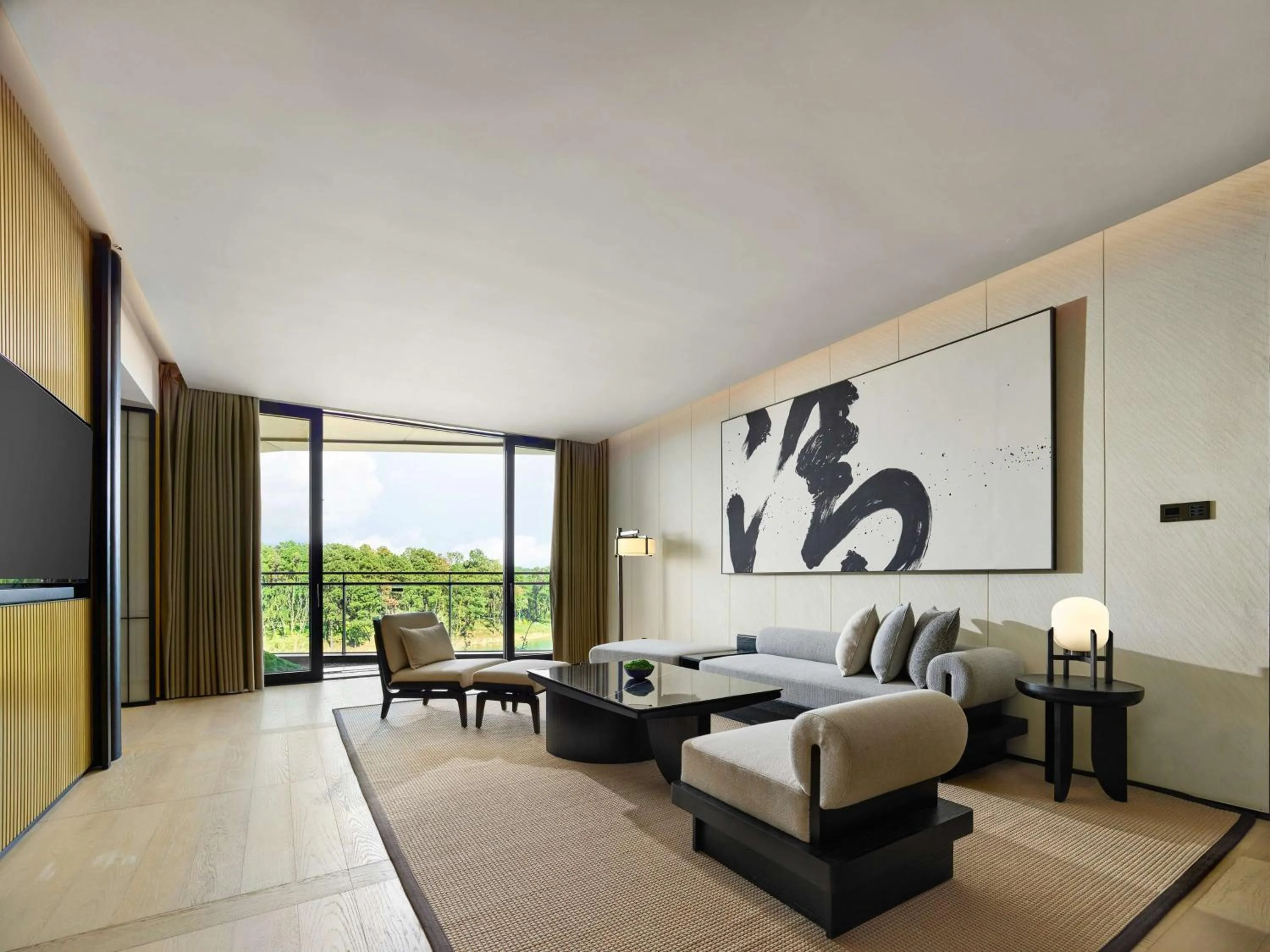 Living room in Hilton Nanjing Niushoushan