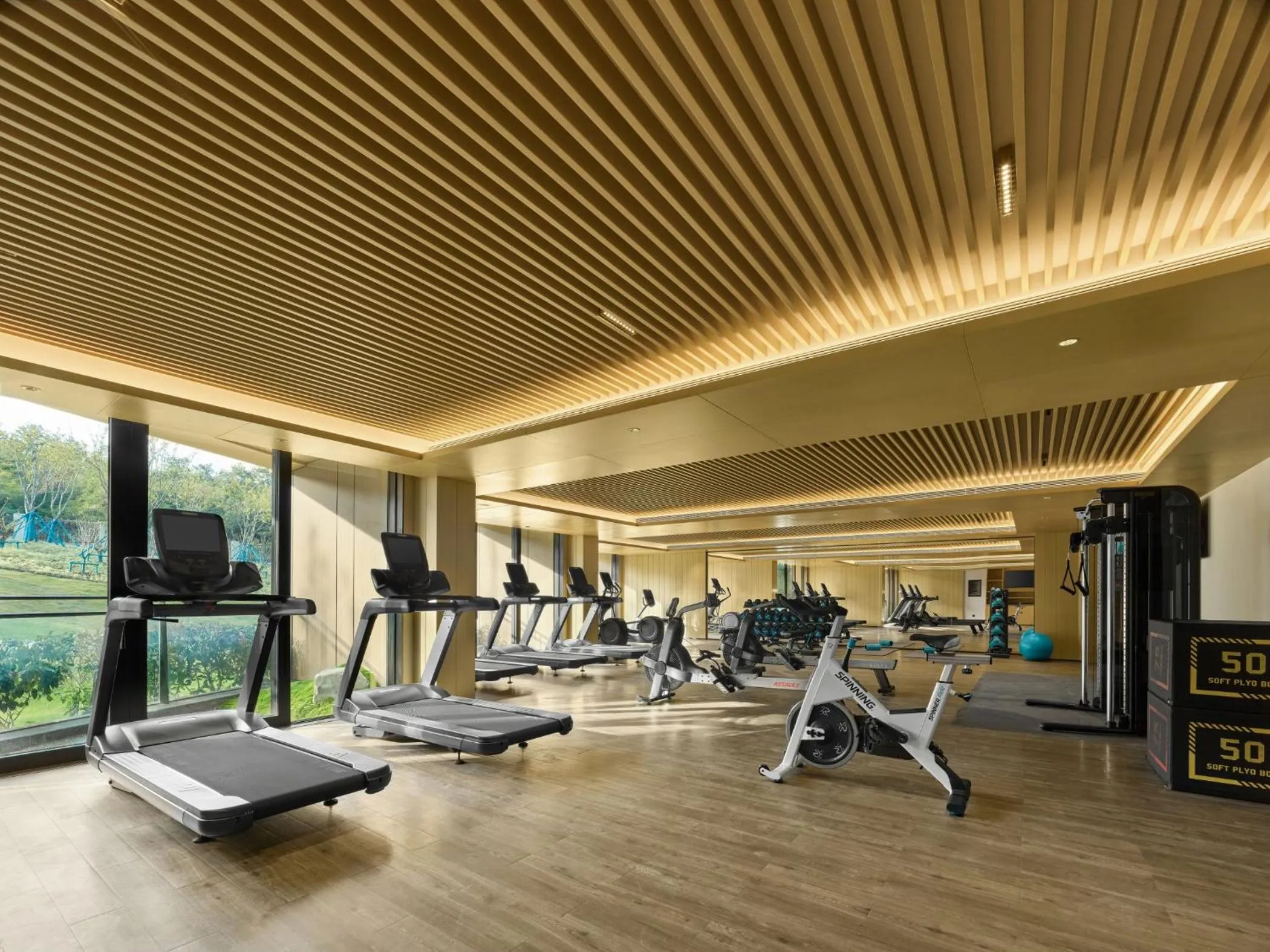 Fitness centre/facilities in Hilton Nanjing Niushoushan
