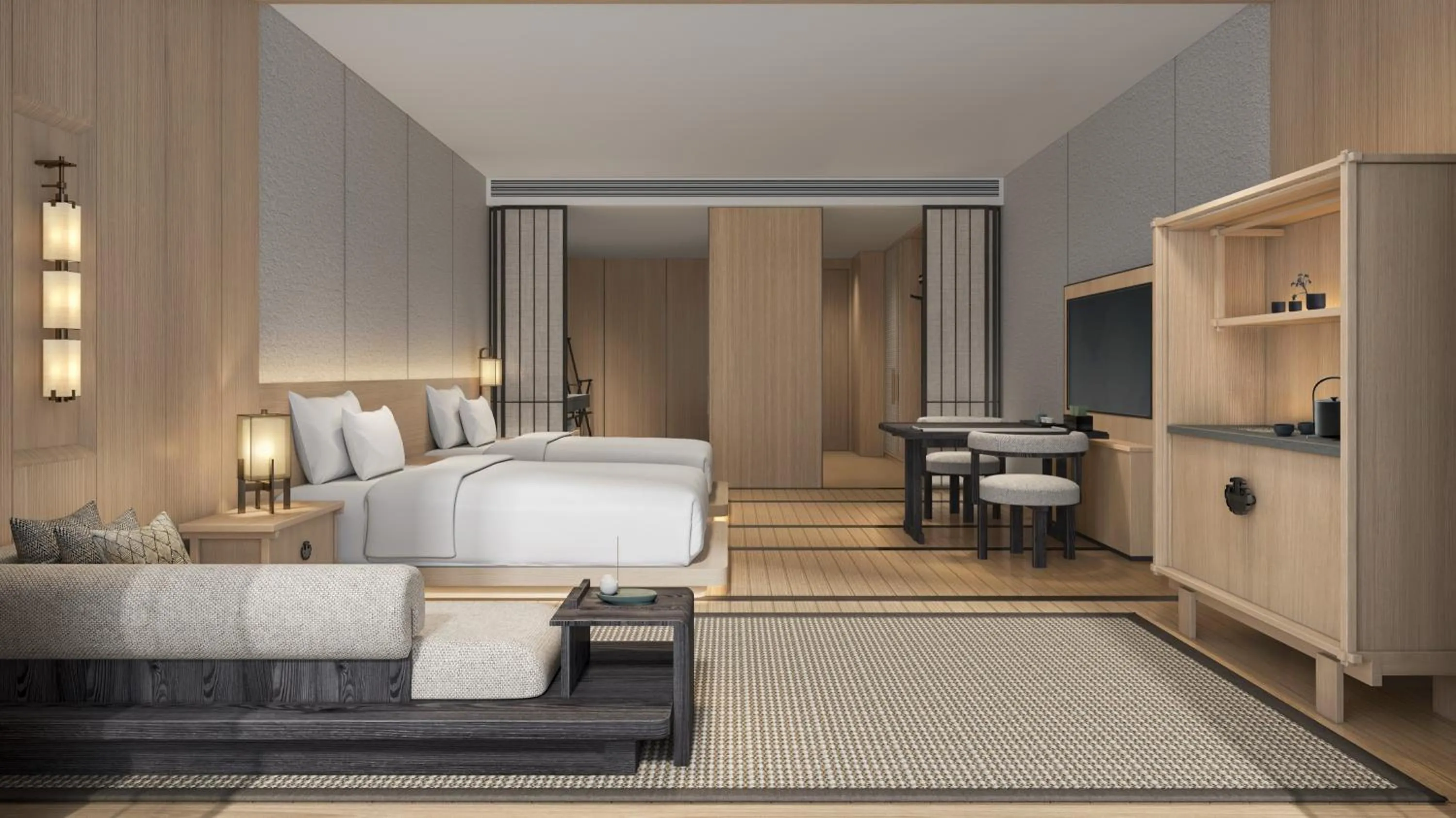 Bedroom, Bed in Hilton Nanjing Niushoushan