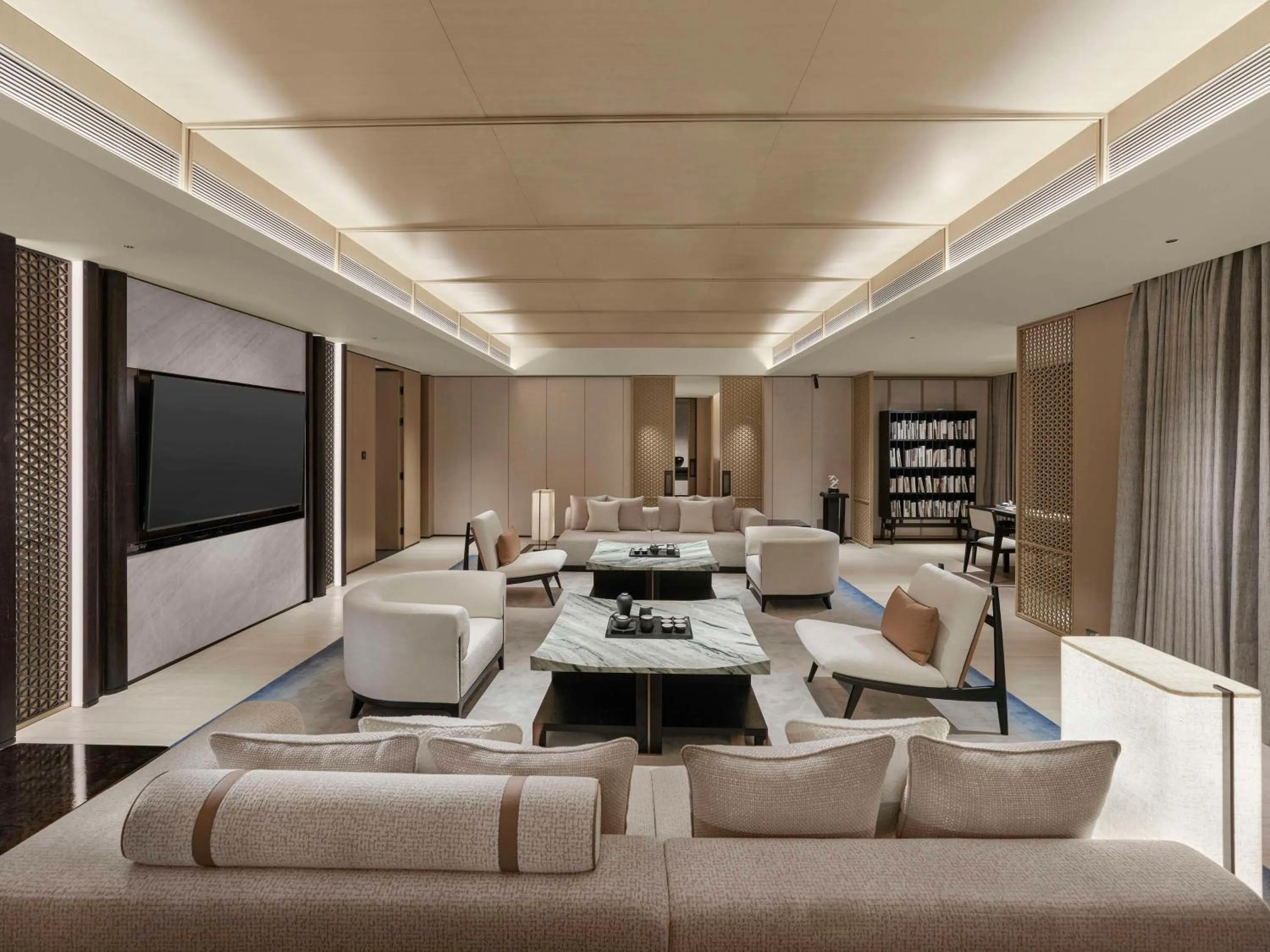 Living room in Hilton Nanjing Niushoushan