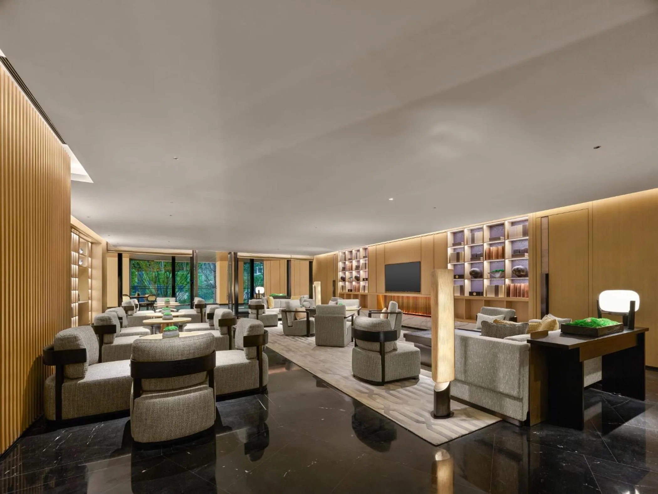 Lounge or bar in Hilton Nanjing Niushoushan