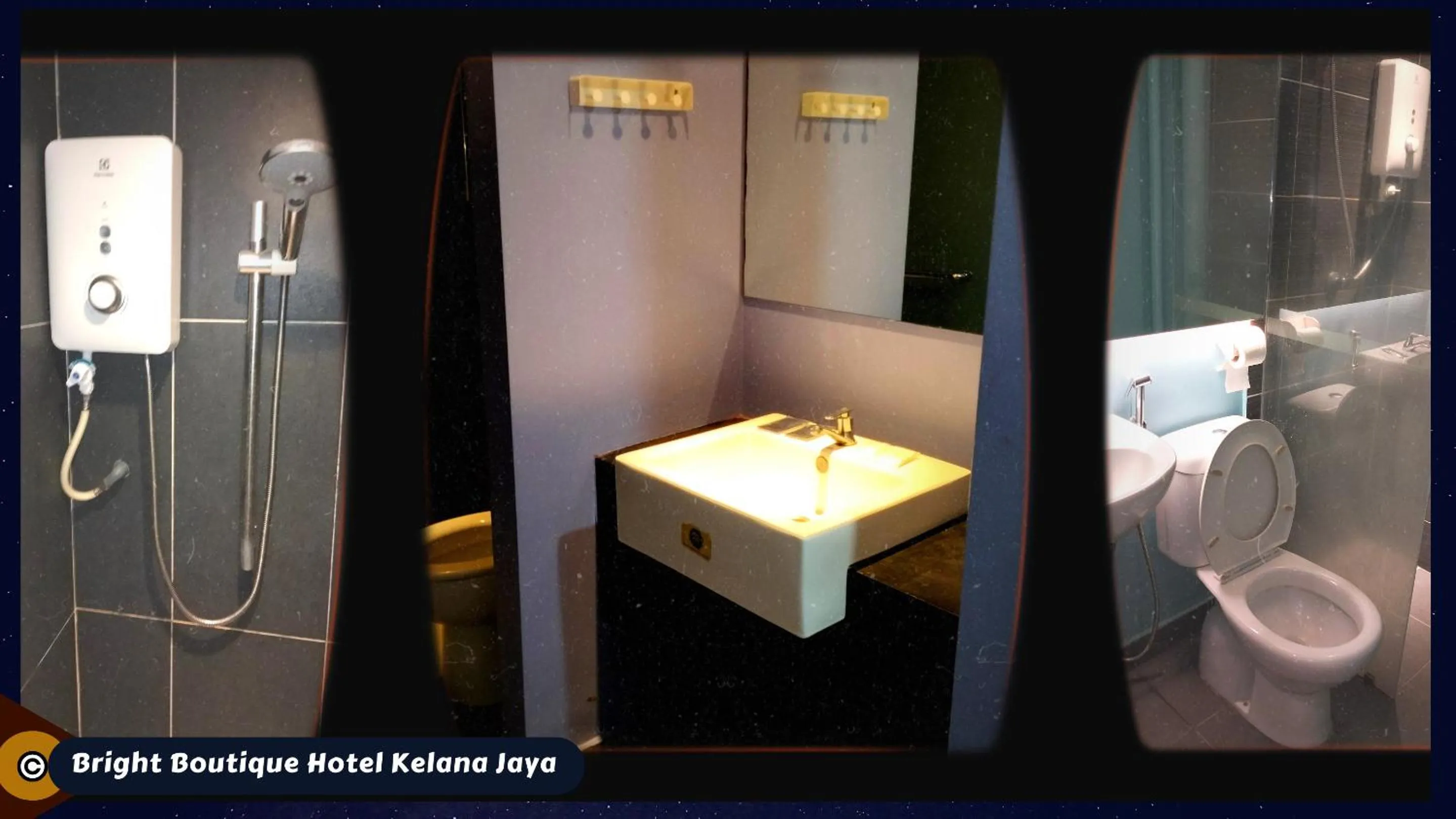 Shower in Bright Boutique Hotel Kelana Jaya