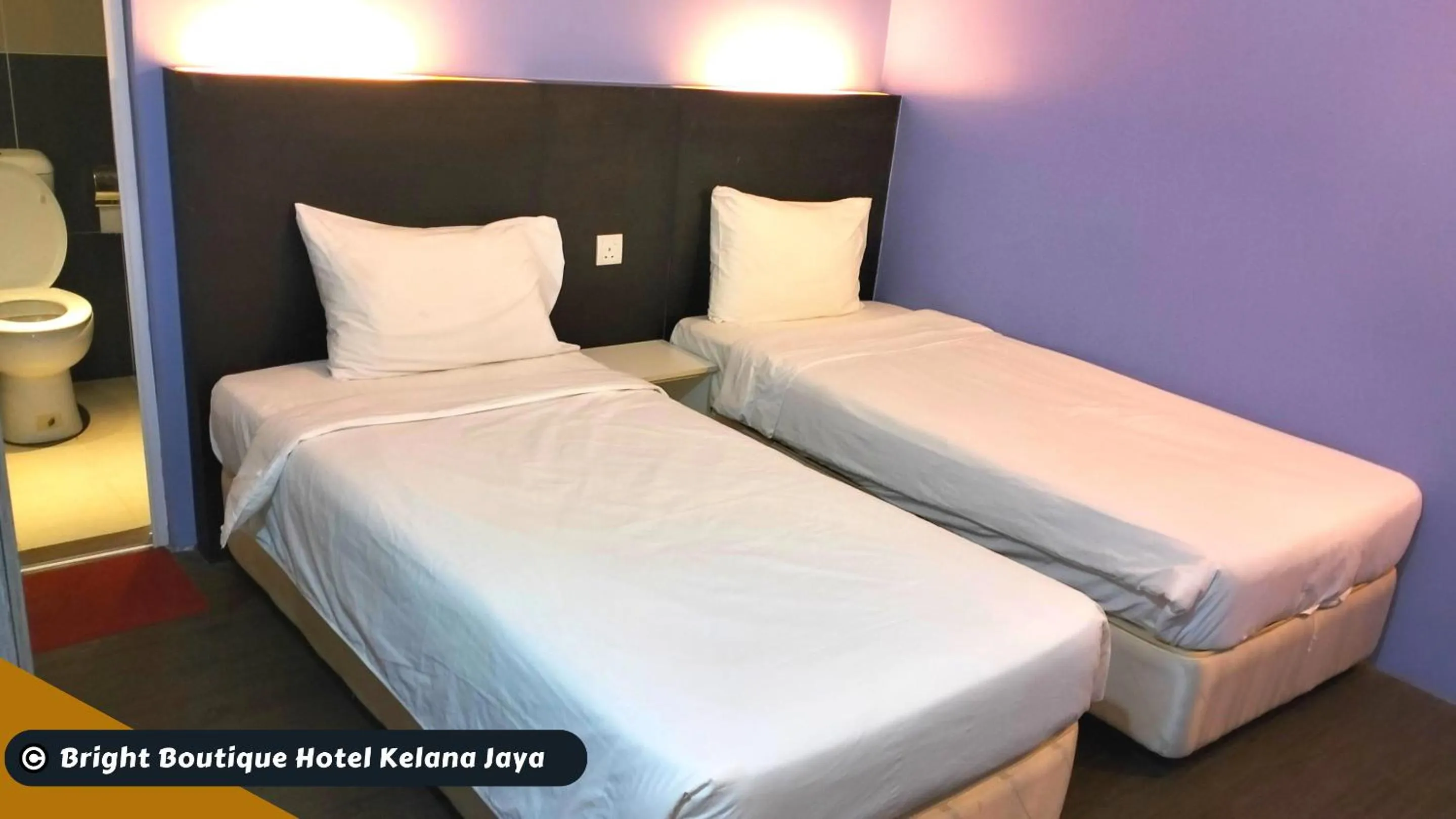 Bed in Bright Boutique Hotel Kelana Jaya