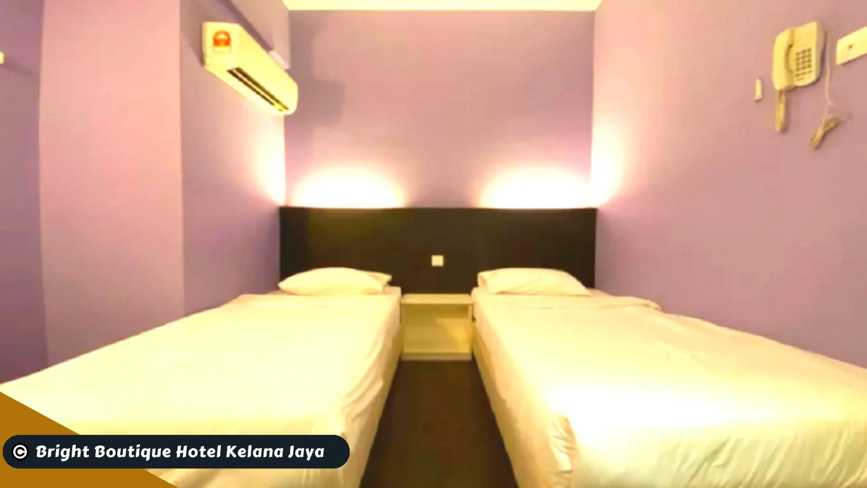 Bed in Bright Boutique Hotel Kelana Jaya
