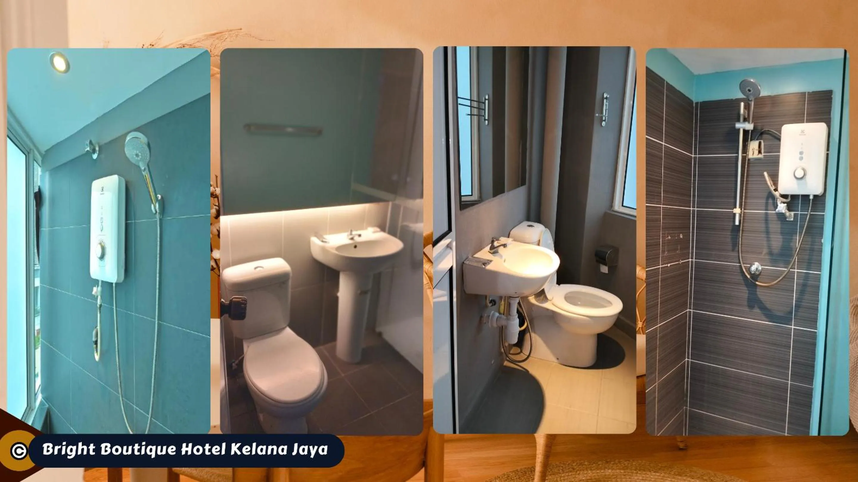 Shower in Bright Boutique Hotel Kelana Jaya