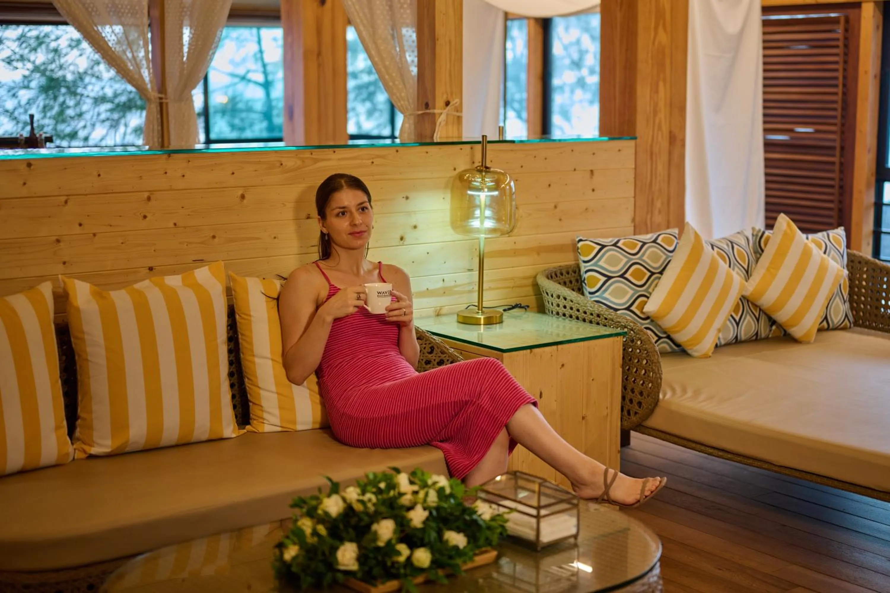 Living room in Maliekal Heritance Cherai Beach Cochin