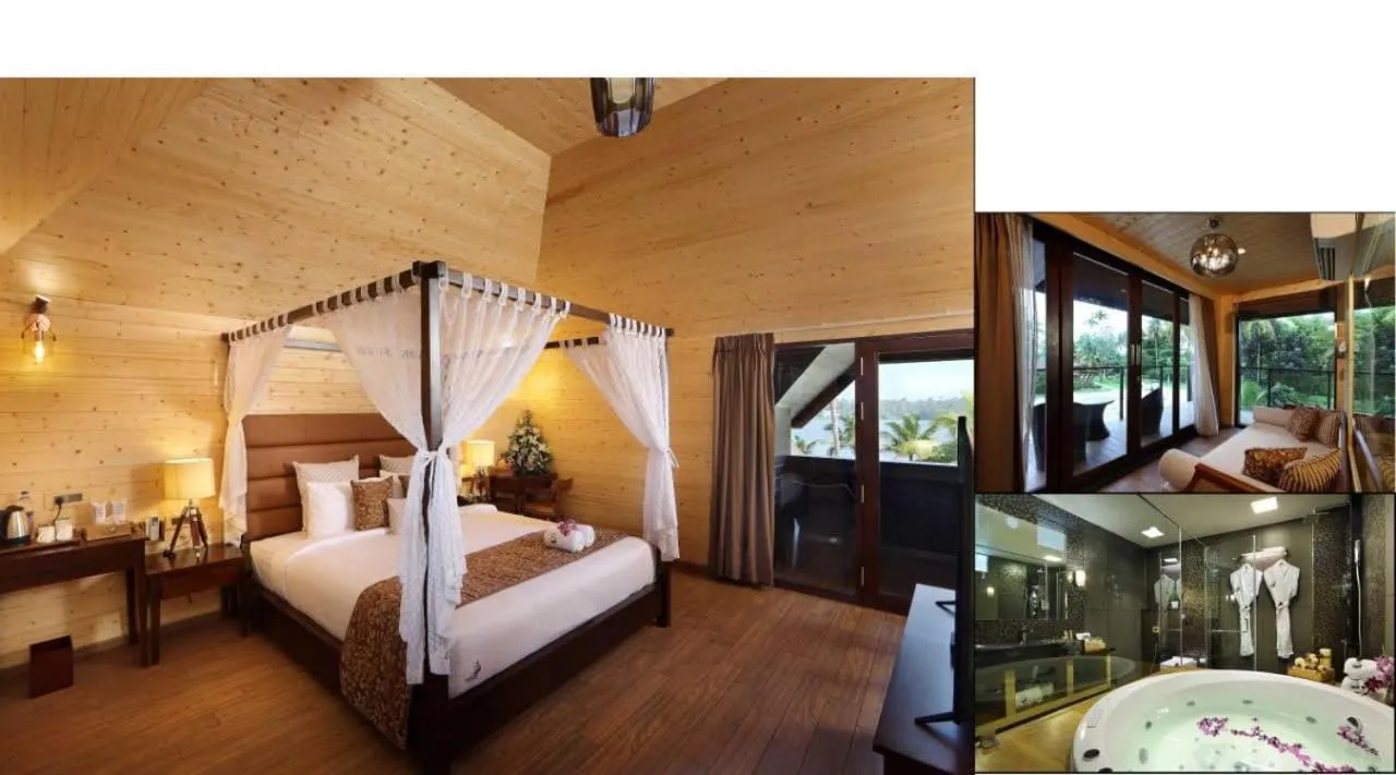 Bed in Maliekal Heritance Cherai Beach Cochin