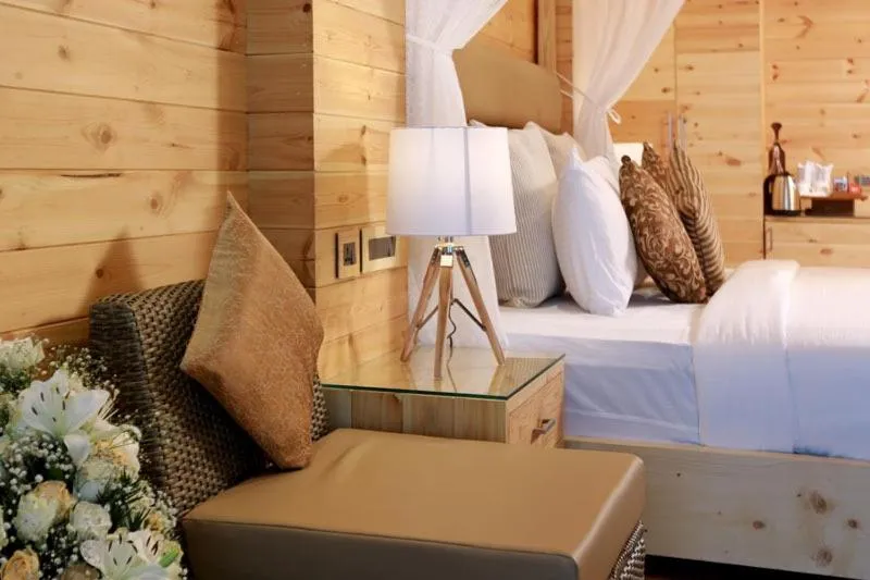 Bed in Maliekal Heritance Cherai Beach Cochin