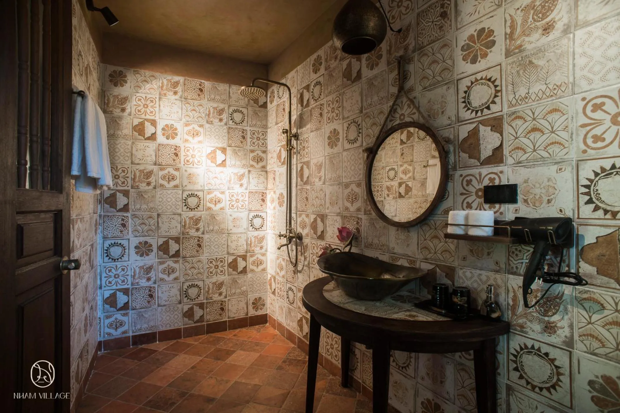 Bathroom in Nham Village Resort