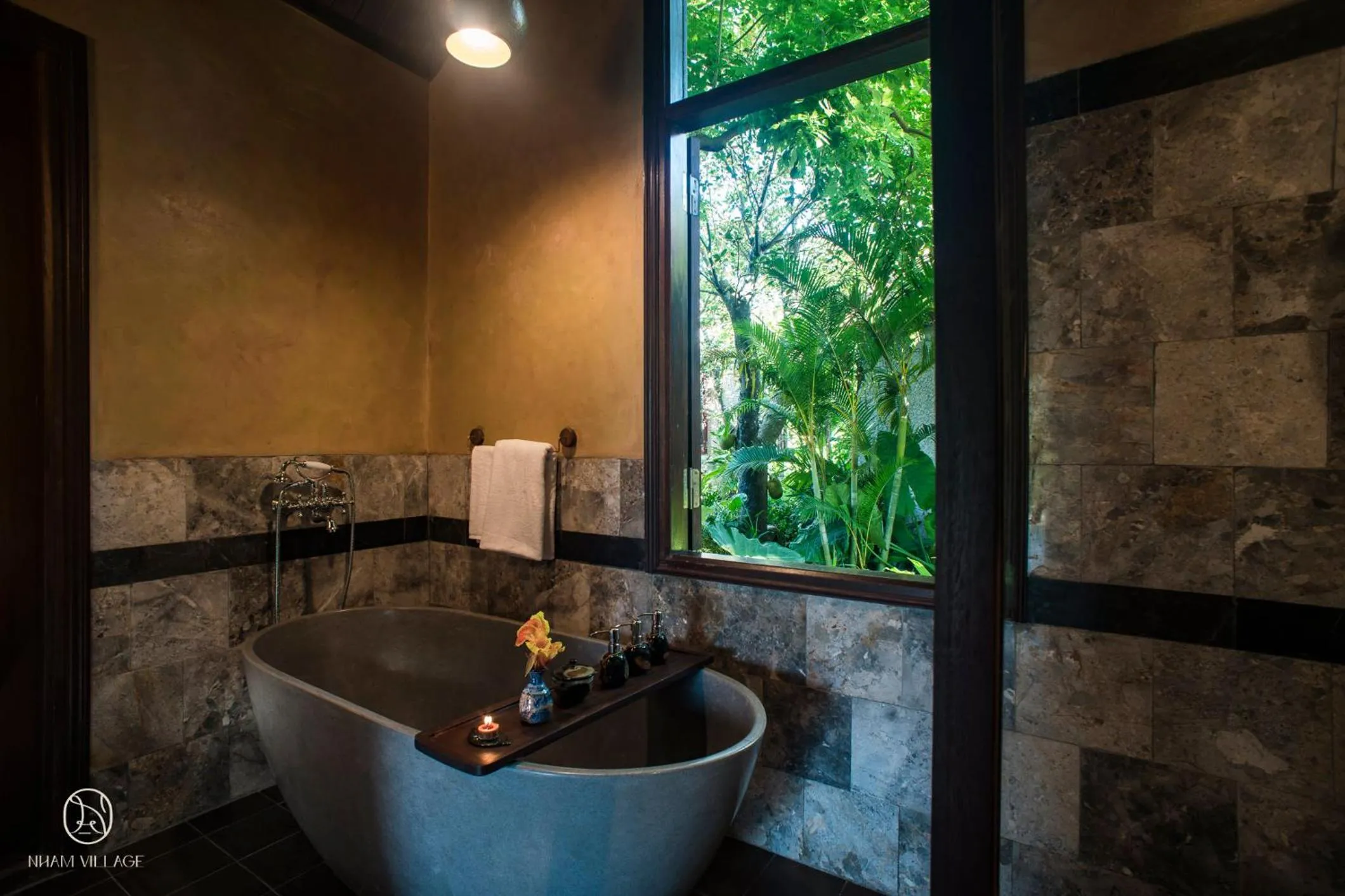 Bathroom in Nham Village Resort