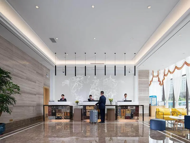 Lobby or reception in Kyriad Marvelous Hotel Shenzhen Longhua Dalang Business Center