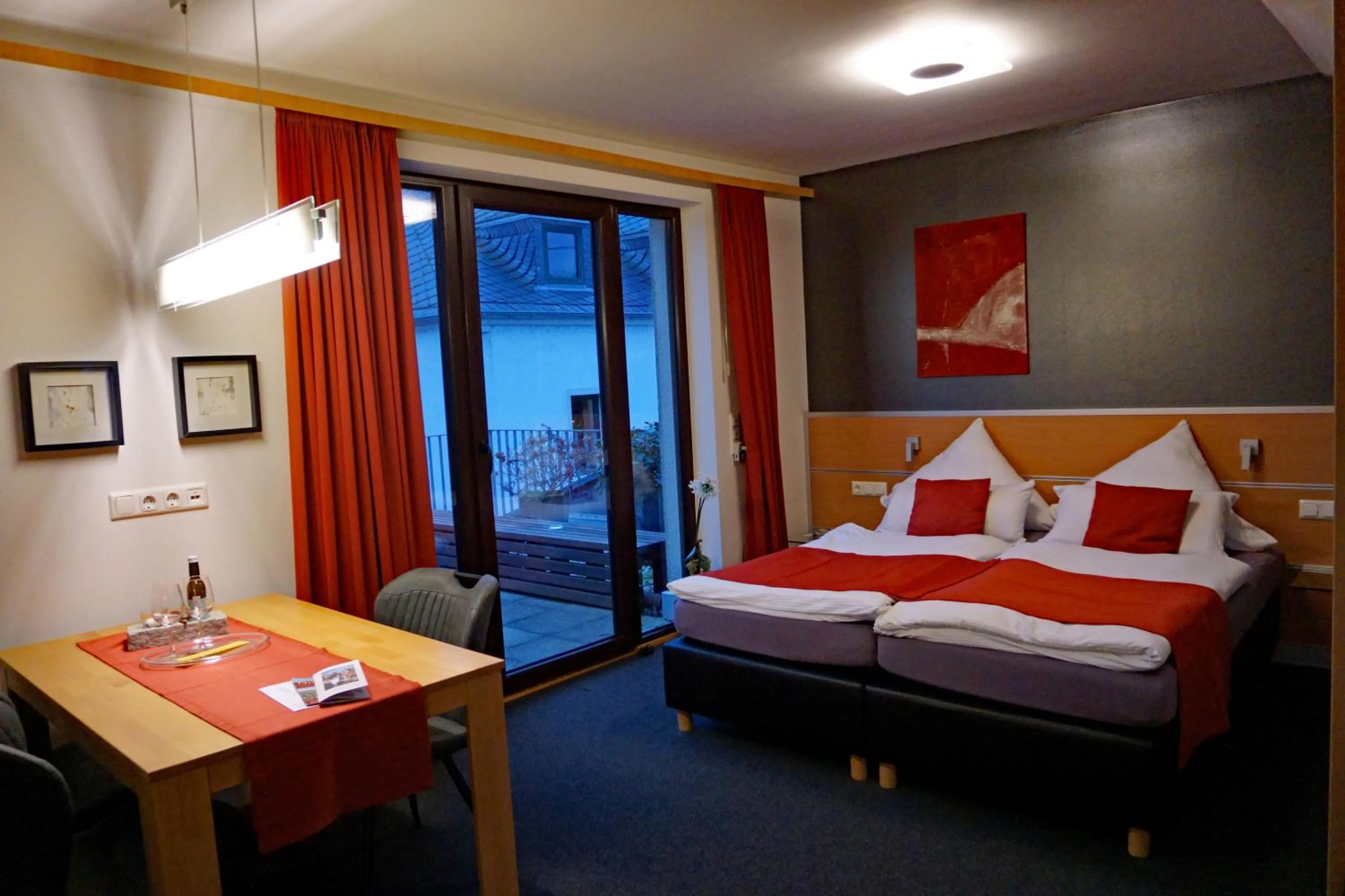 Bed in Gästehaus und Weingut Bernd Frieden