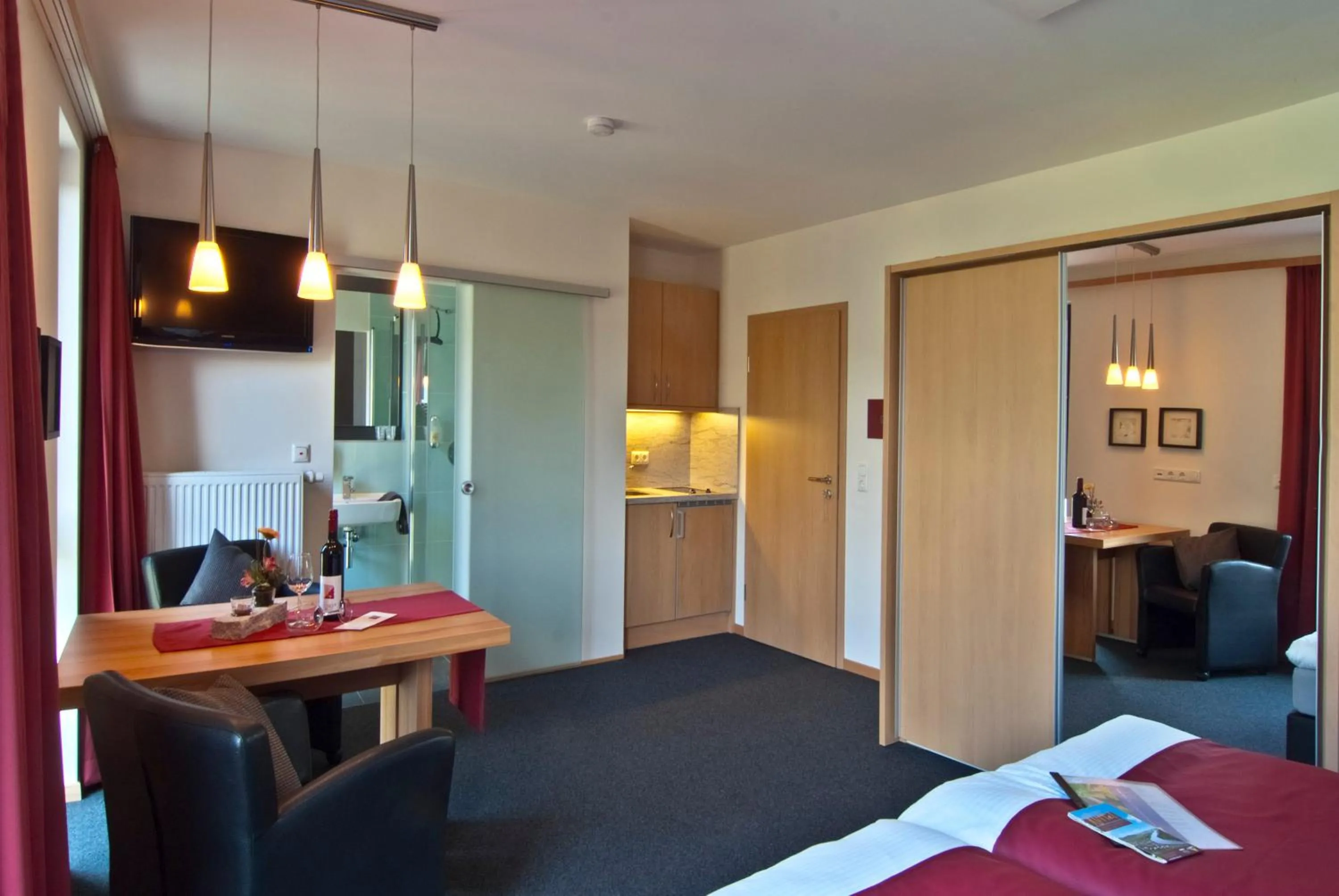 Bed in Gästehaus und Weingut Bernd Frieden