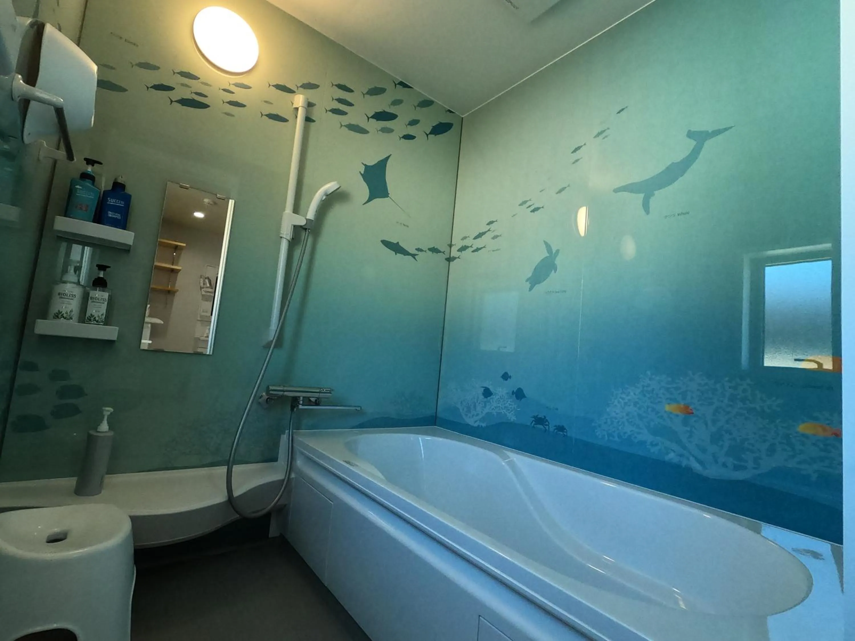 Shower in Churaumi Village