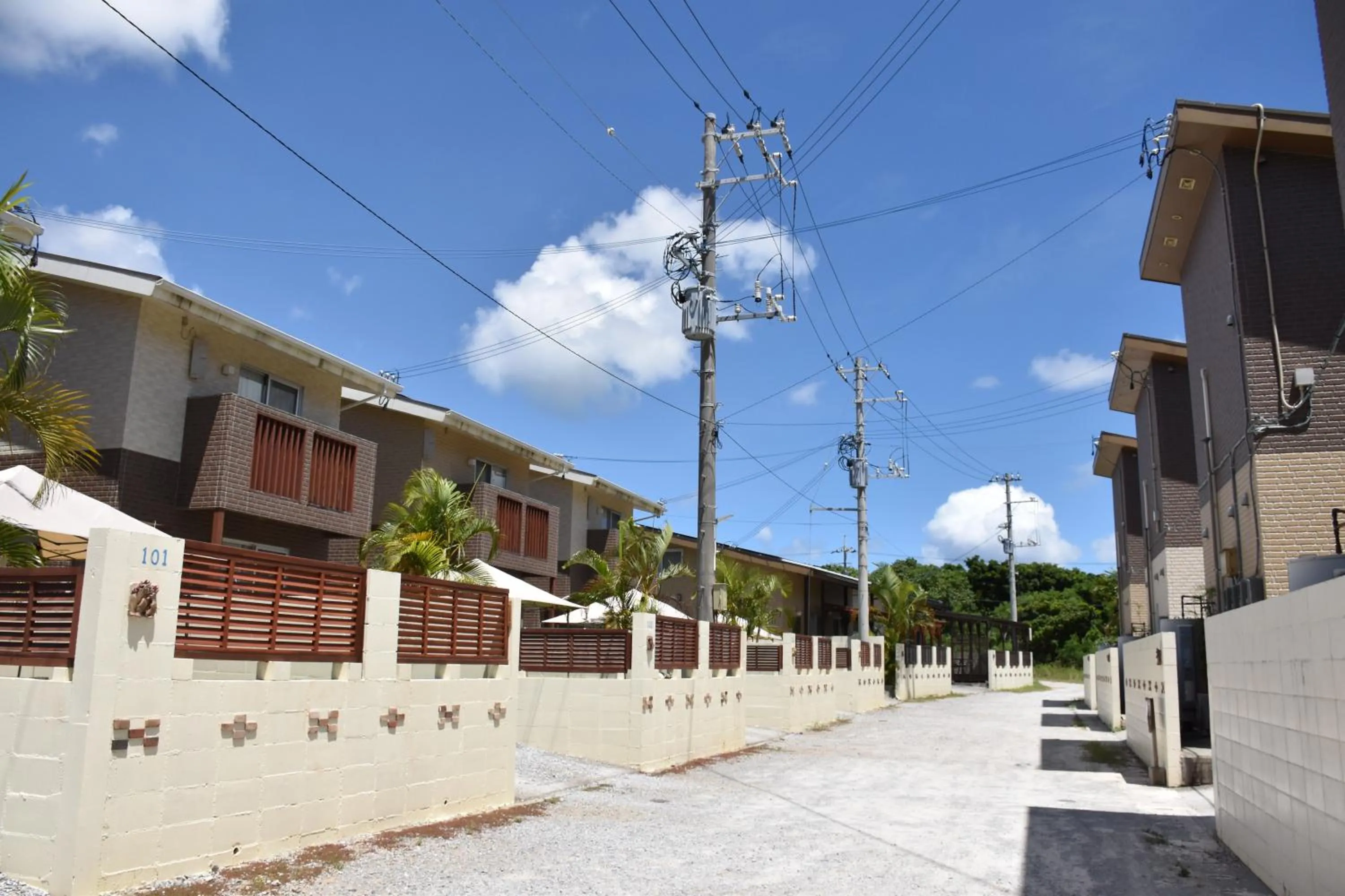 Property building in Churaumi Village