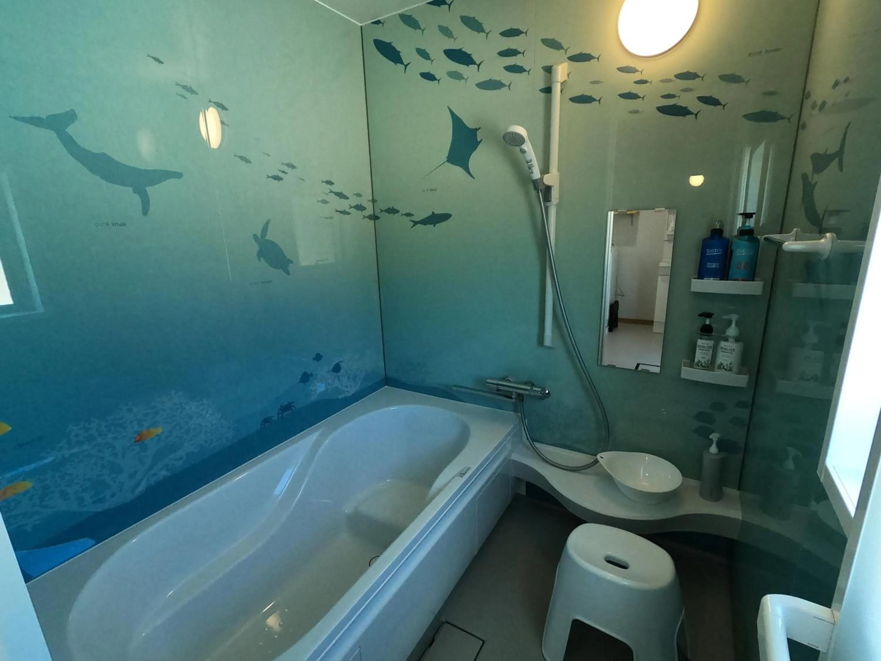 Shower in Churaumi Village