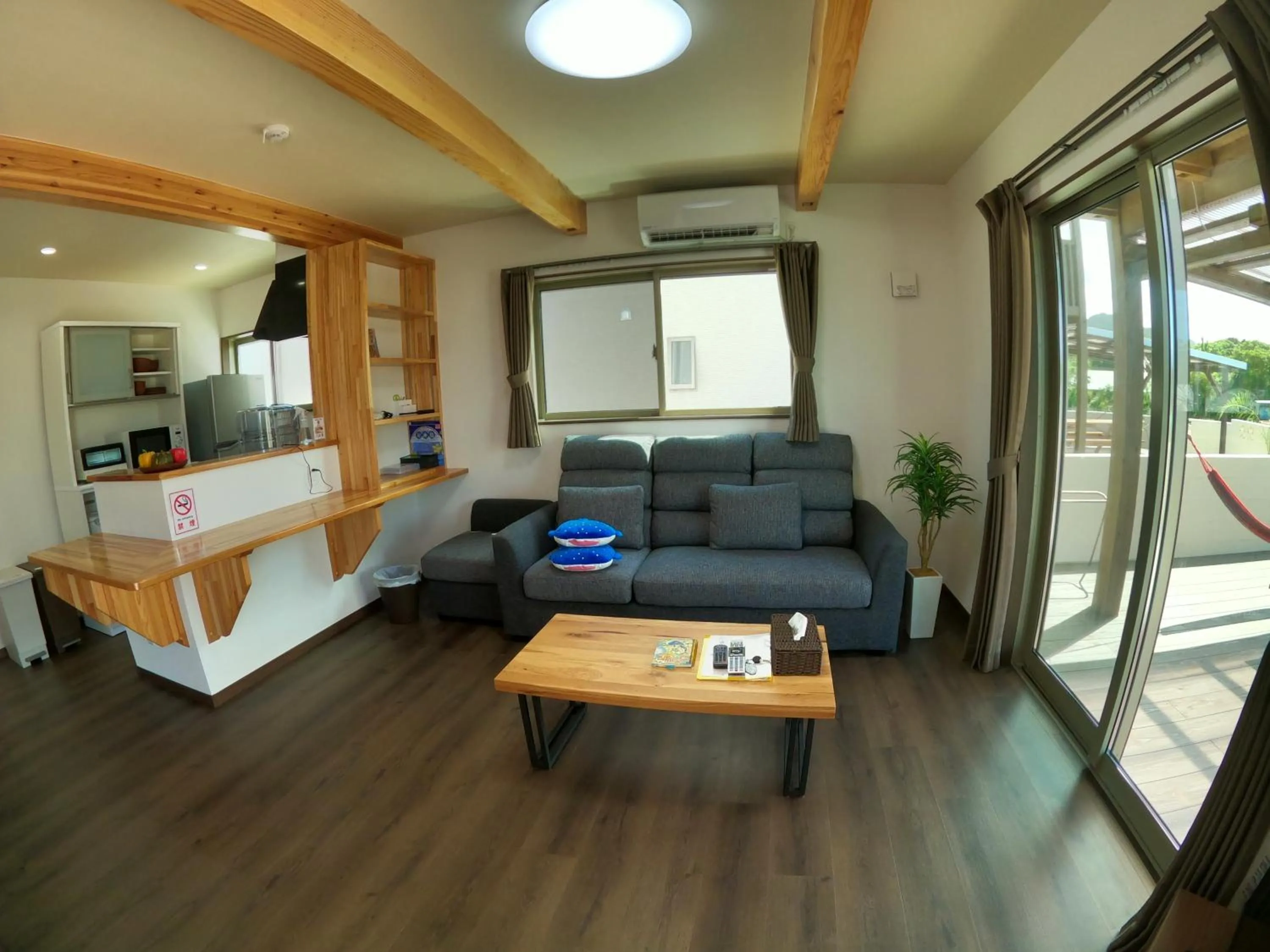 Living room in Churaumi Village