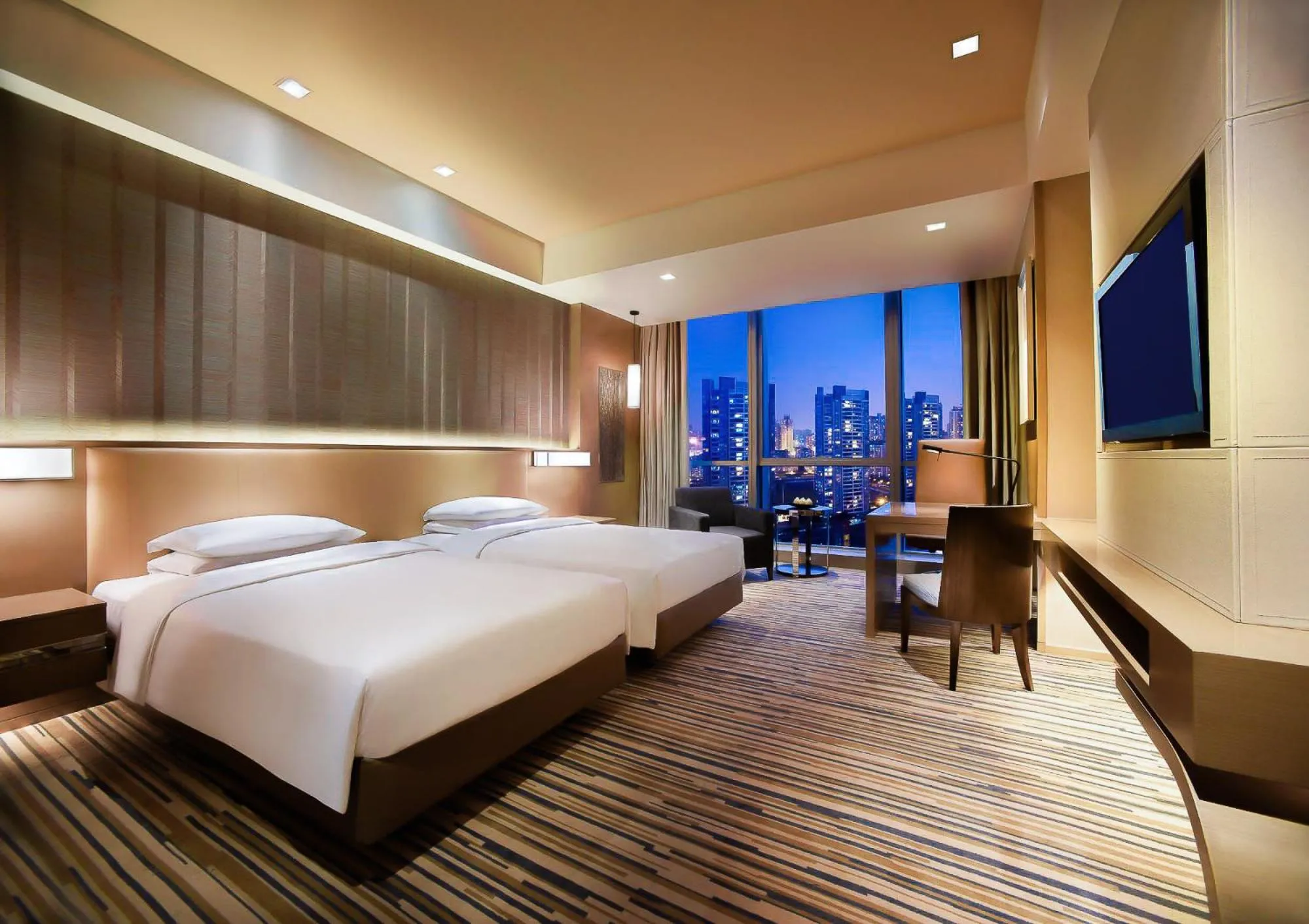 Photo of the whole room, Bed in Hyatt Regency Chongqing Hotel
