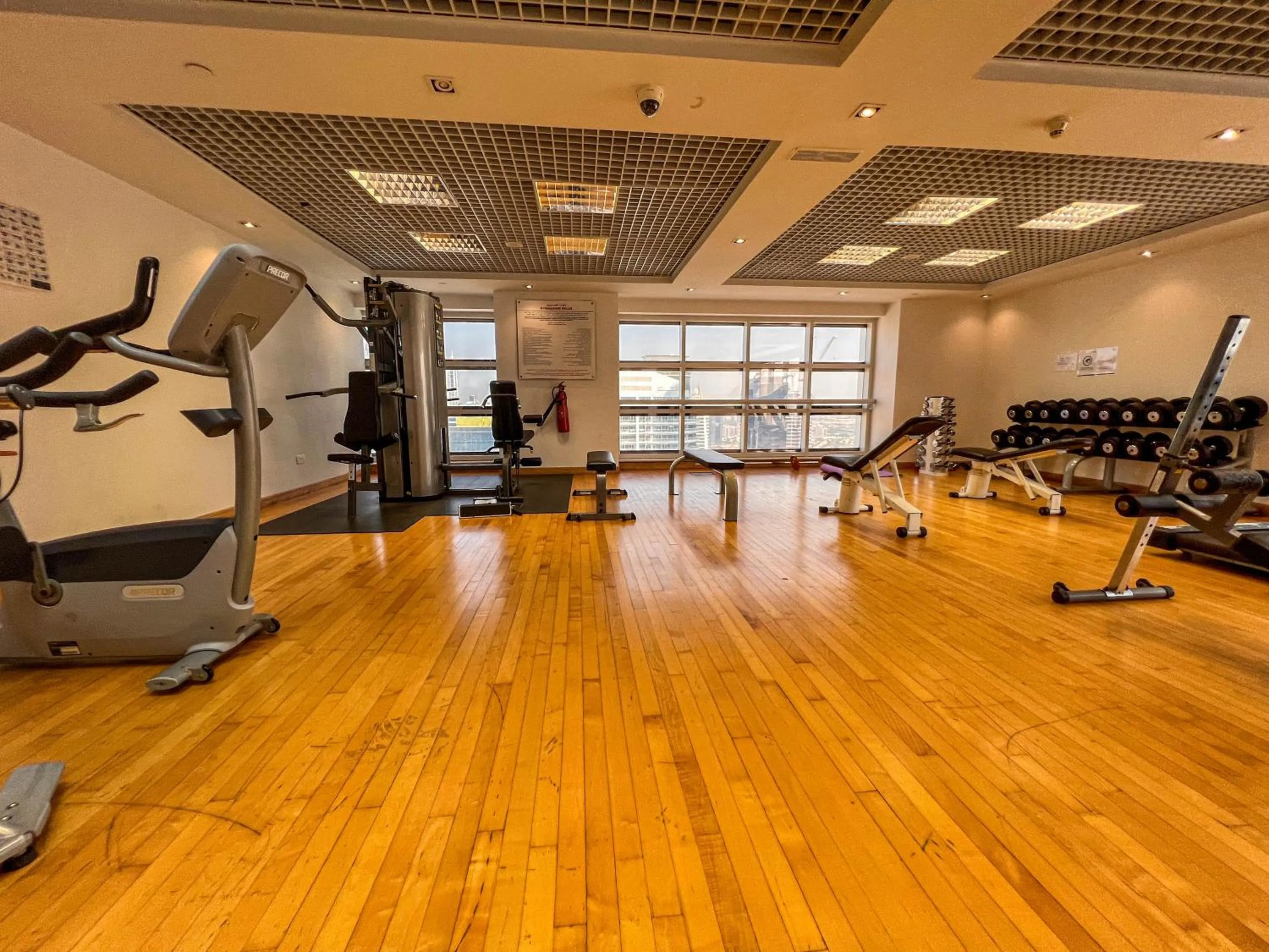 Fitness centre/facilities in Cosmos Living Luxurious Studio Near Metro