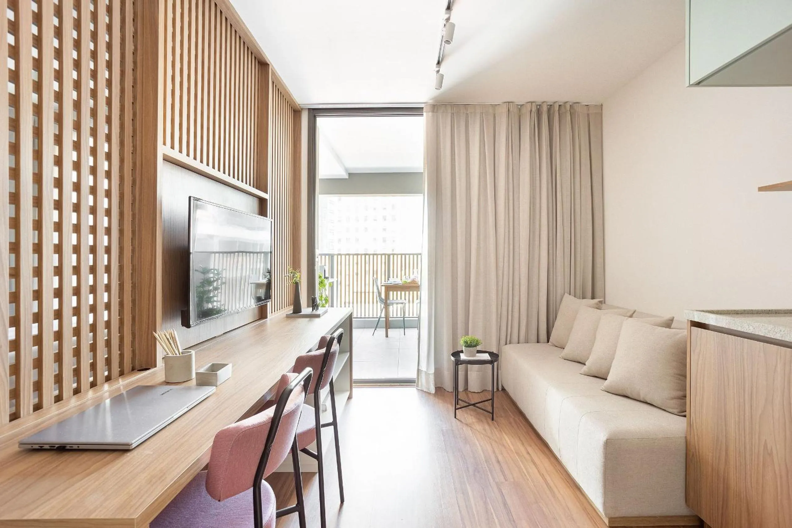 Living room in DSG Itaim by Conviva