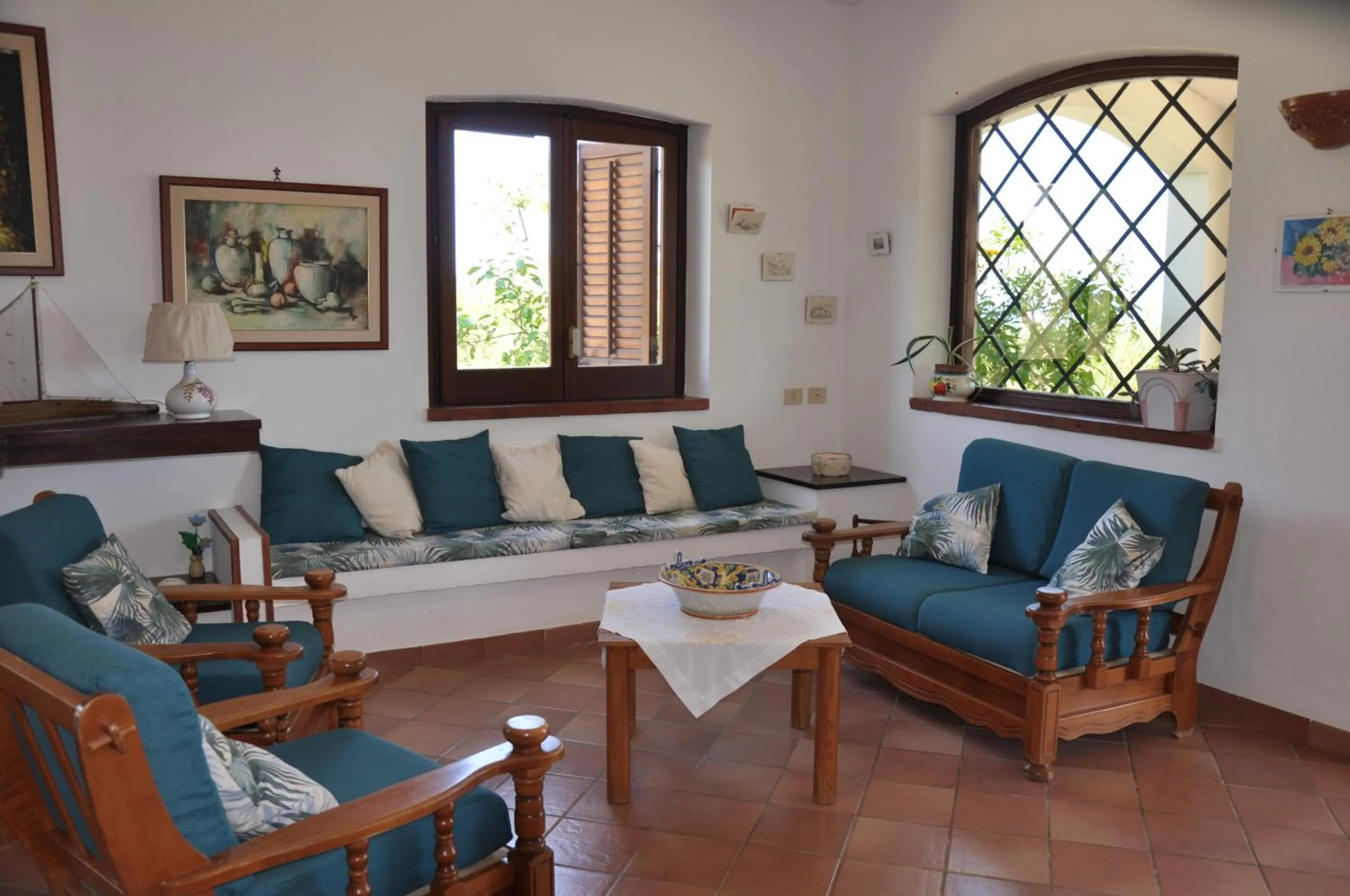 Living room in Villa Cala Rossa Antonella