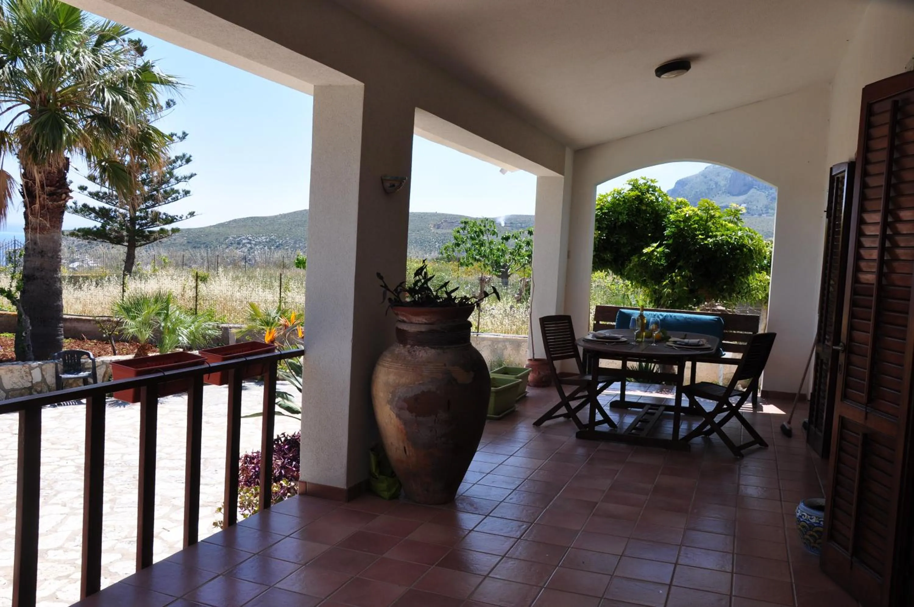 Patio in Villa Cala Rossa Antonella