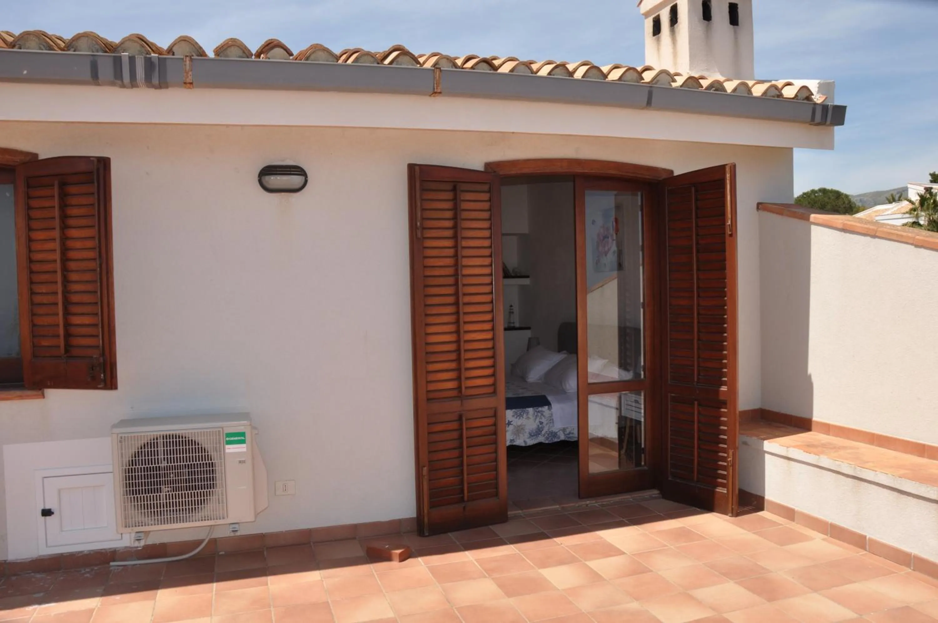 Balcony/Terrace in Villa Cala Rossa Antonella
