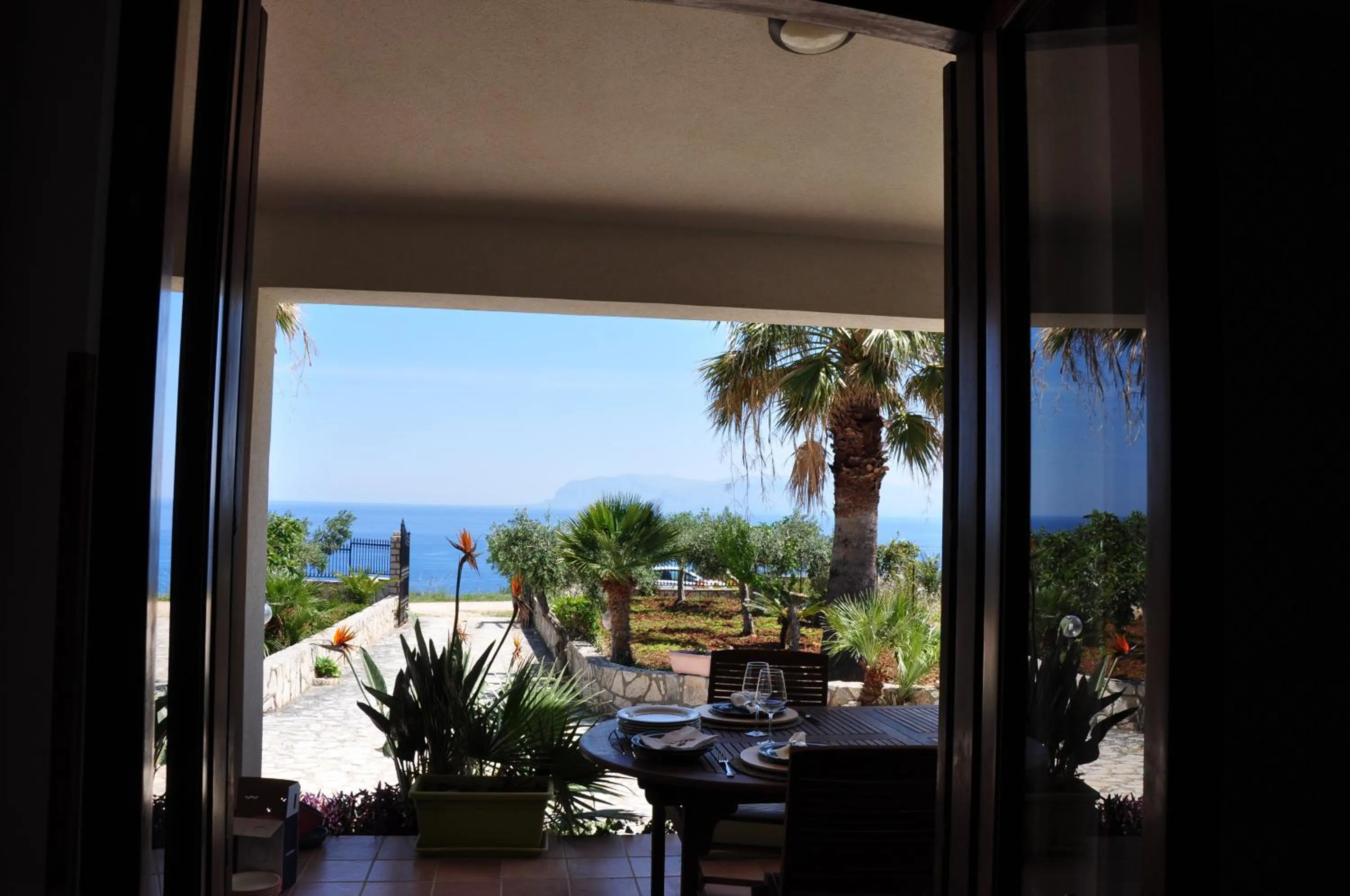 Patio in Villa Cala Rossa Antonella