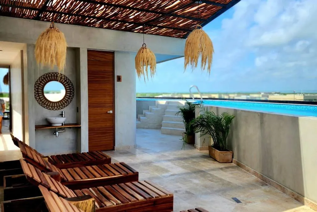Balcony/Terrace in Follow to dream in Tulum!