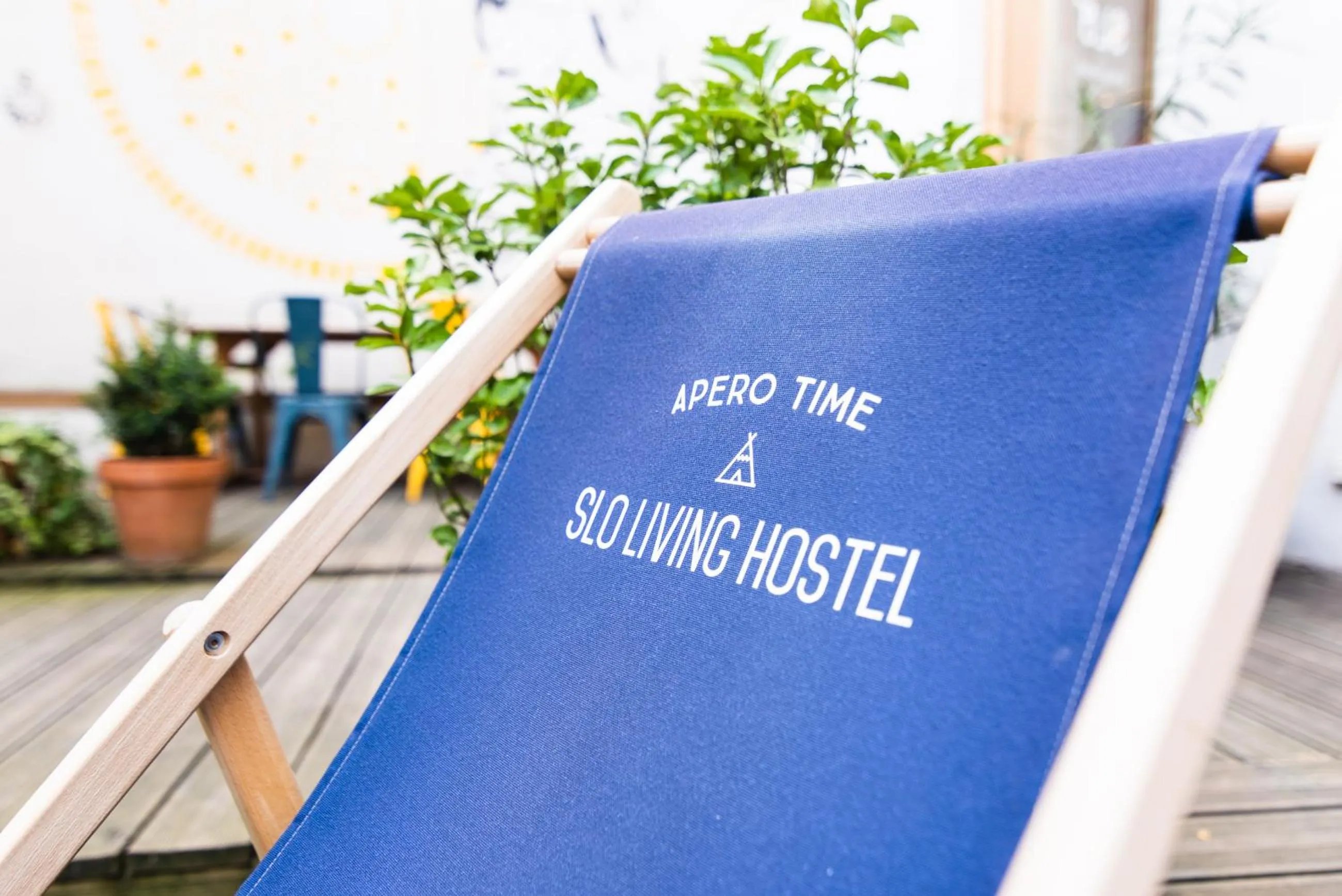 Garden in SLO Hostel Lyon Saxe