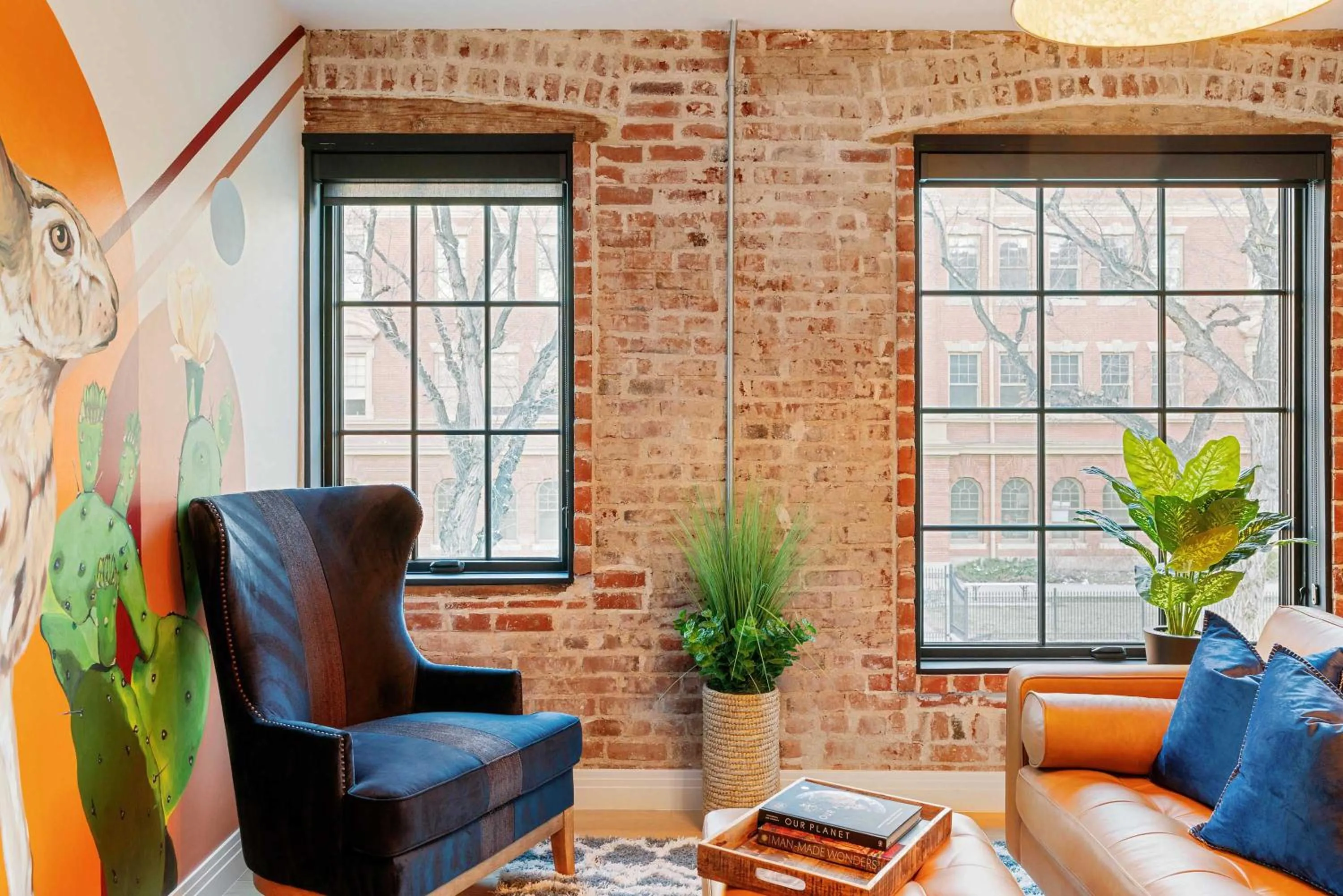 Seating area in The Acoma House
