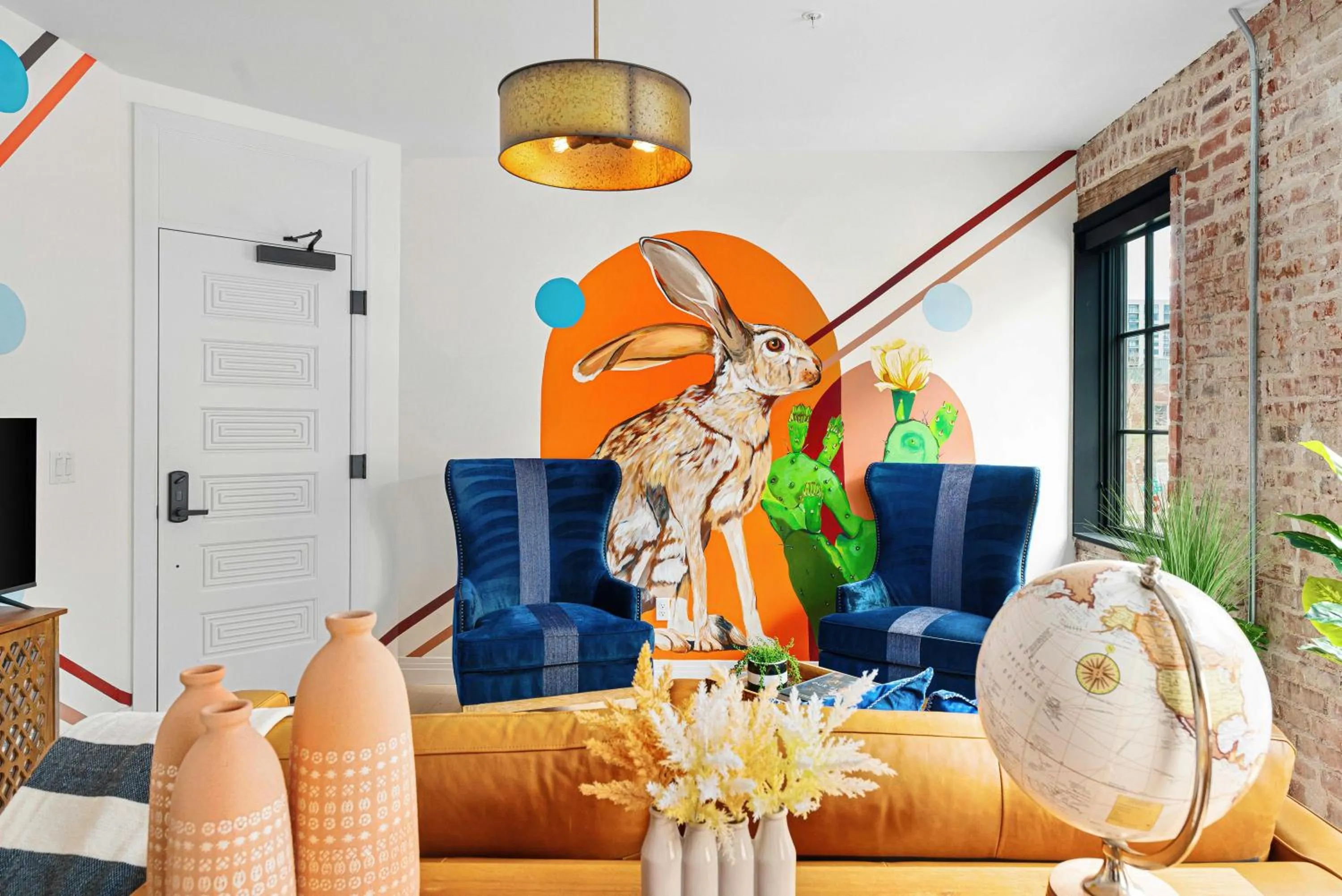 Seating area in The Acoma House