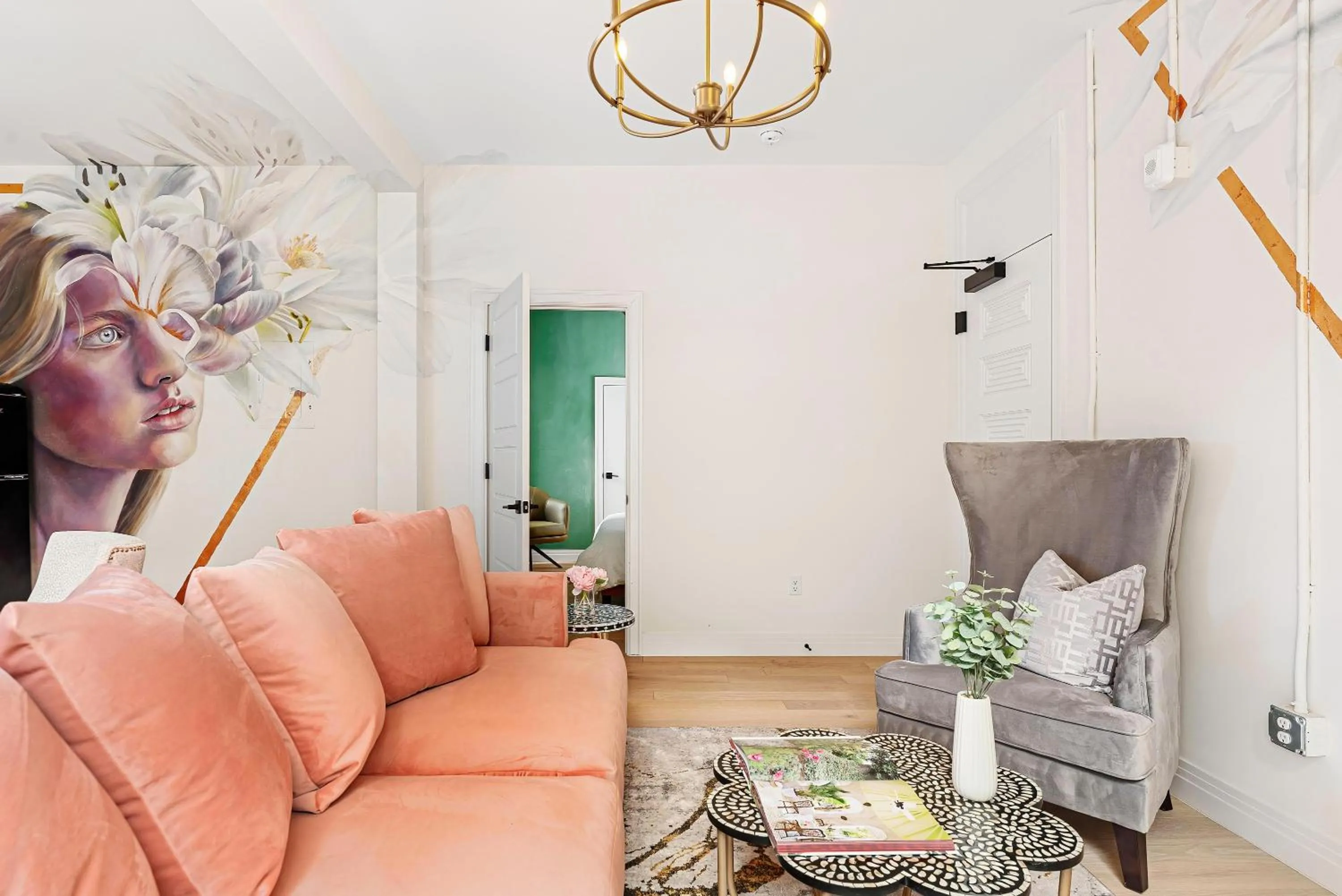 Living room in The Acoma House