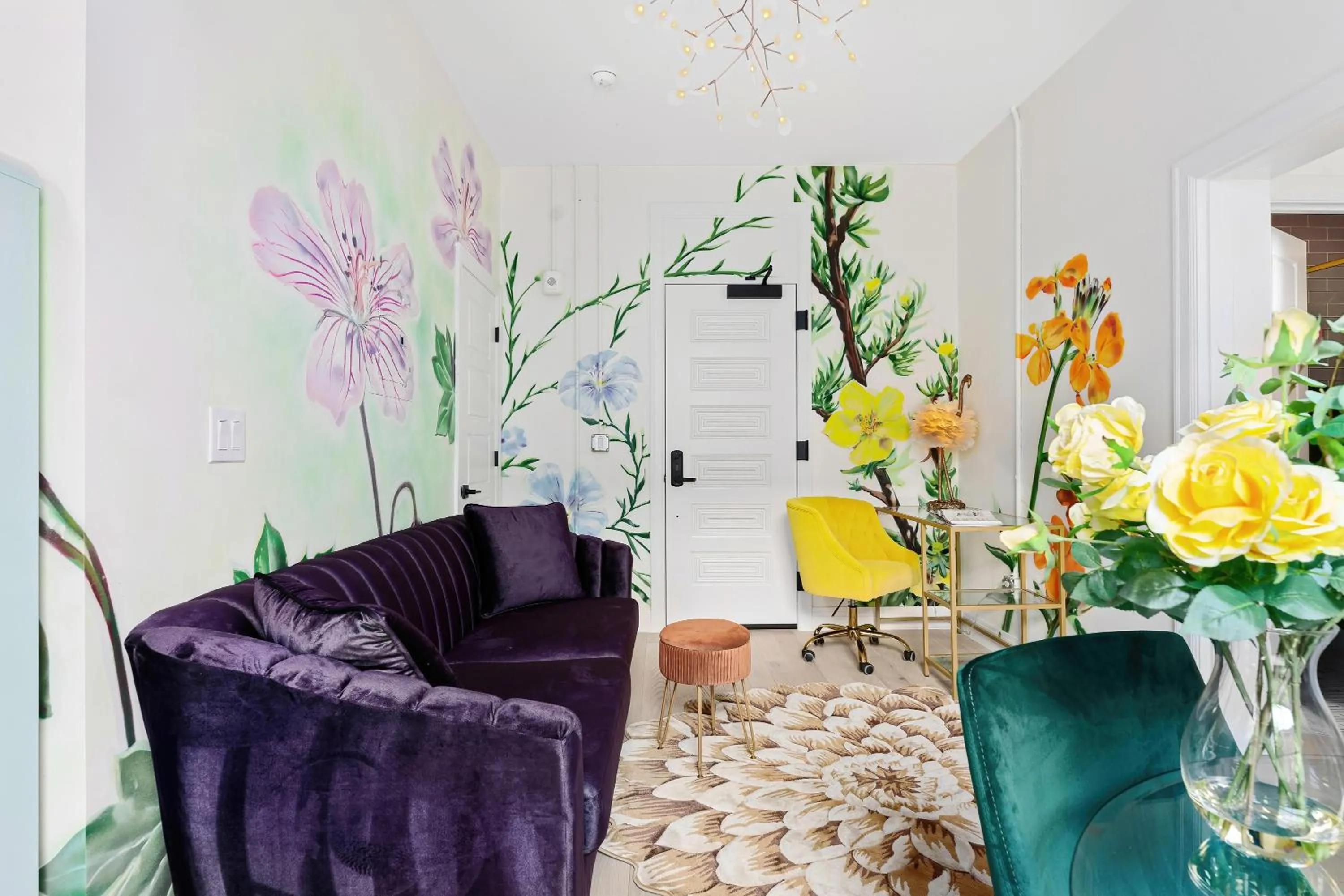 Seating area in The Acoma House