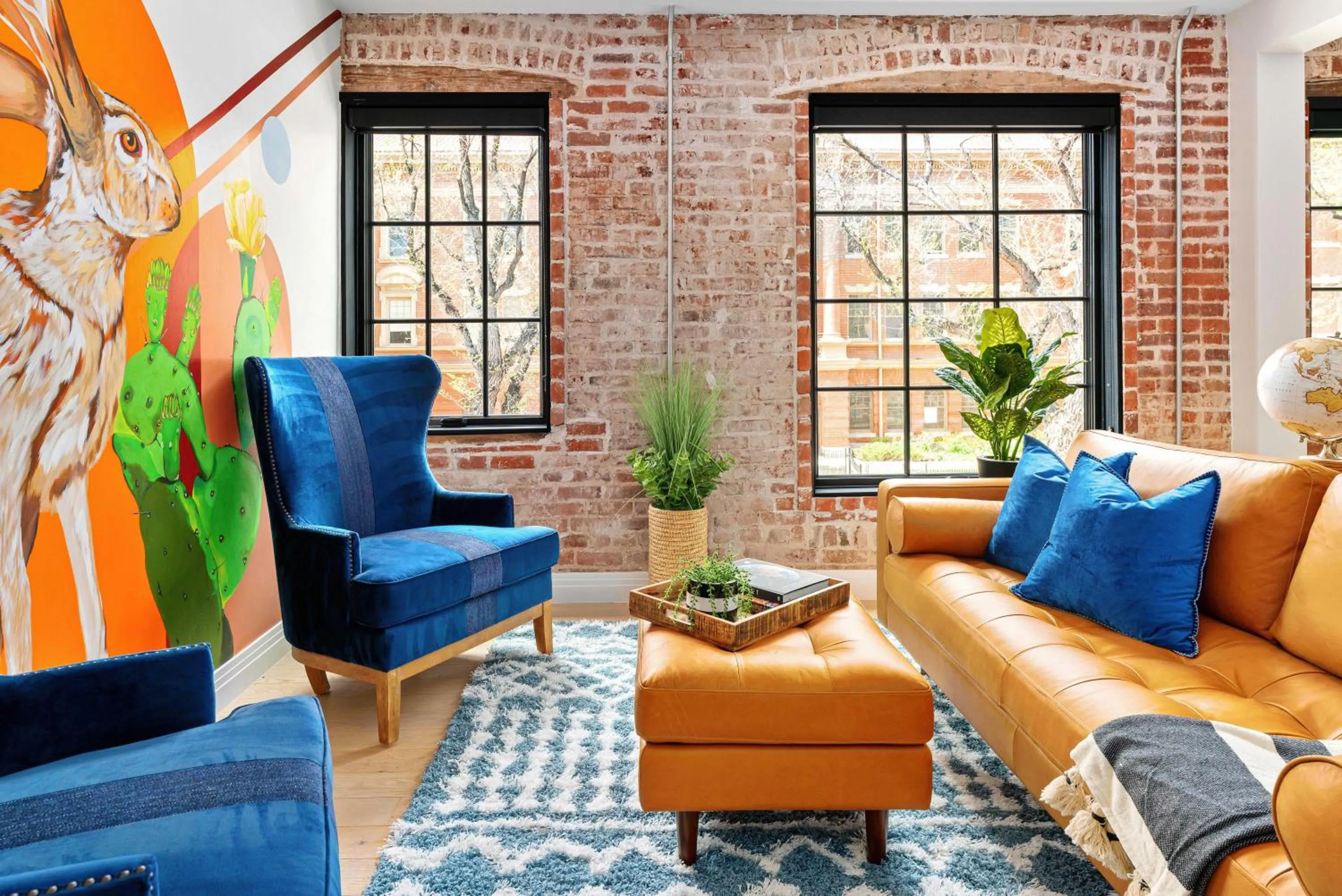 Seating area in The Acoma House